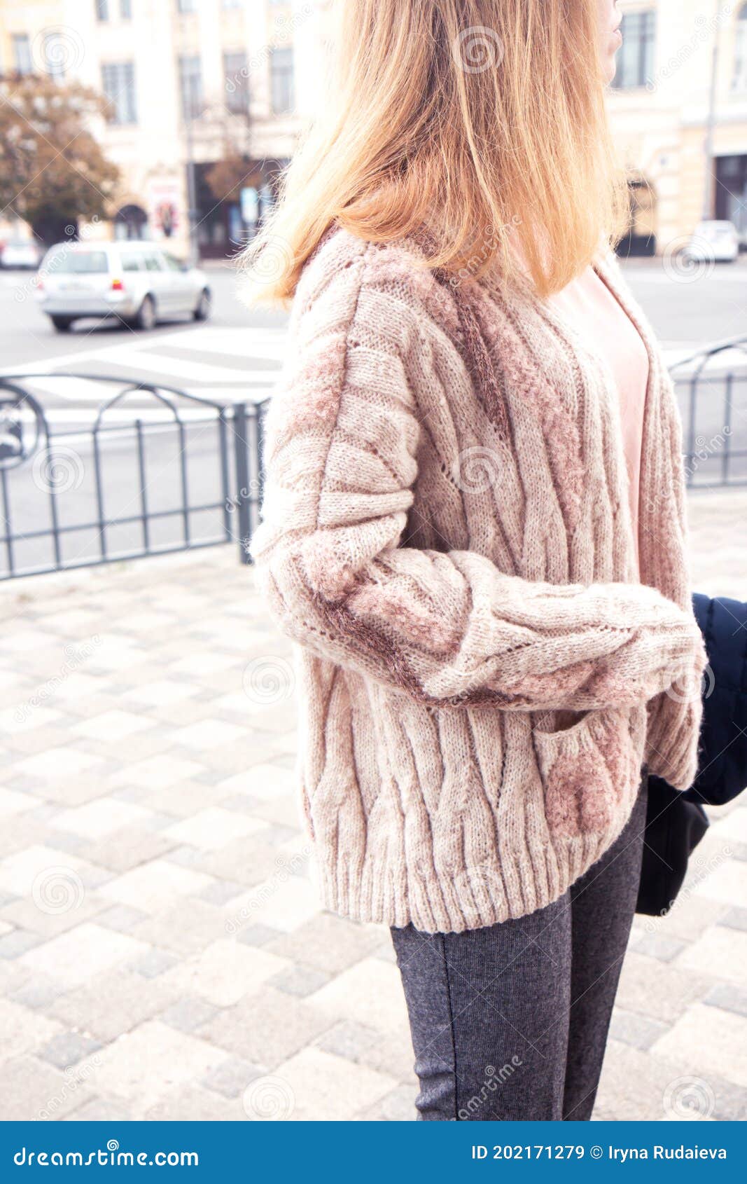 Only Cardigan nude elegant Fashion Knitwear Knitted Jackets 