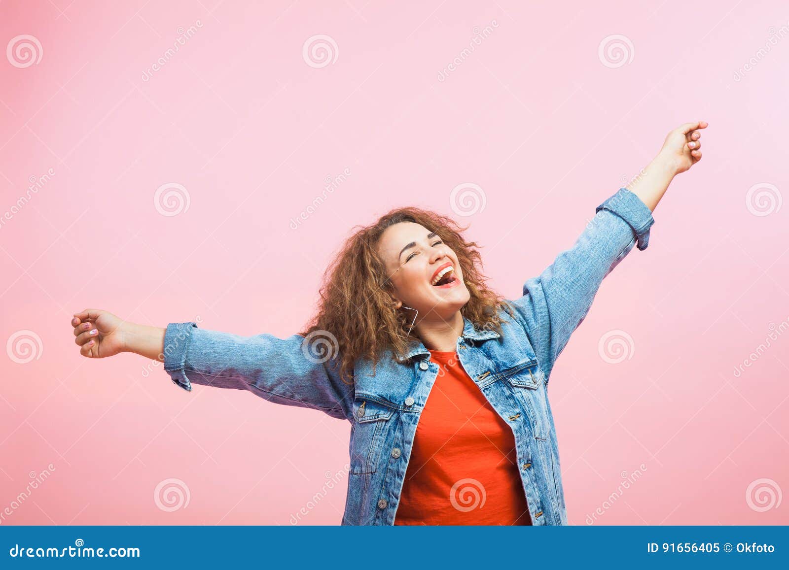 young and beautiful woman, happiness, success, emotion, joy