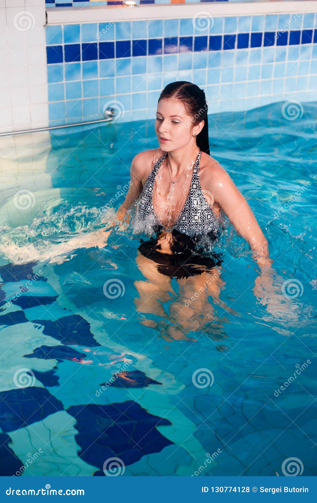 Beauty in the pool