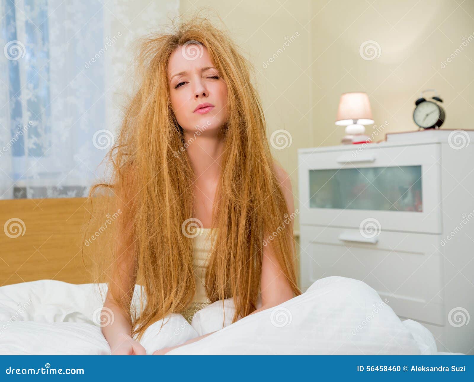 Messy hair girl hires stock photography and images  Alamy