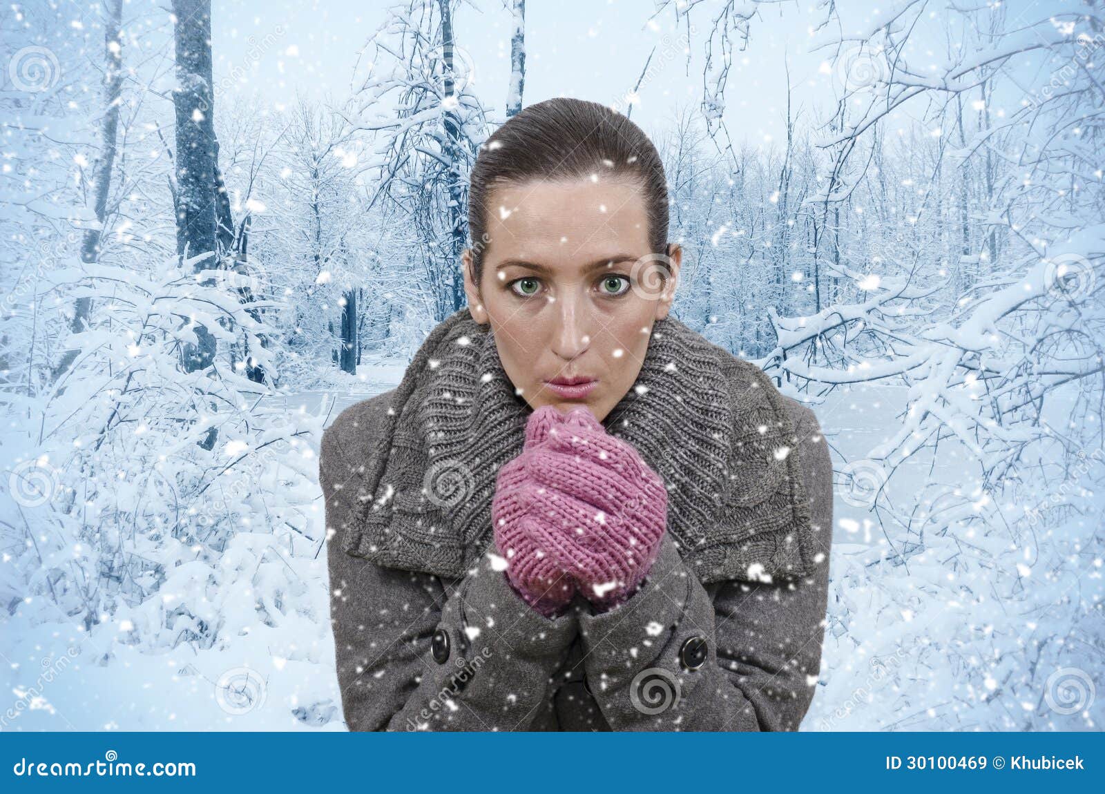 Snow stock image. Image of give, female, celebrate, attractive - 30100469