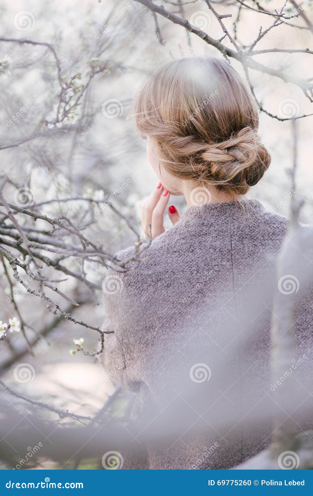 Young Beautiful Woman Near Trees in Blossom in Spring. Hair Style Bound Stock Photo - Image of april, coat: 69775260 Young Beautiful Woman Near Trees in Blossom in Spring. Hair Style Bound Stock Photo - Image of april, coat: 69775260