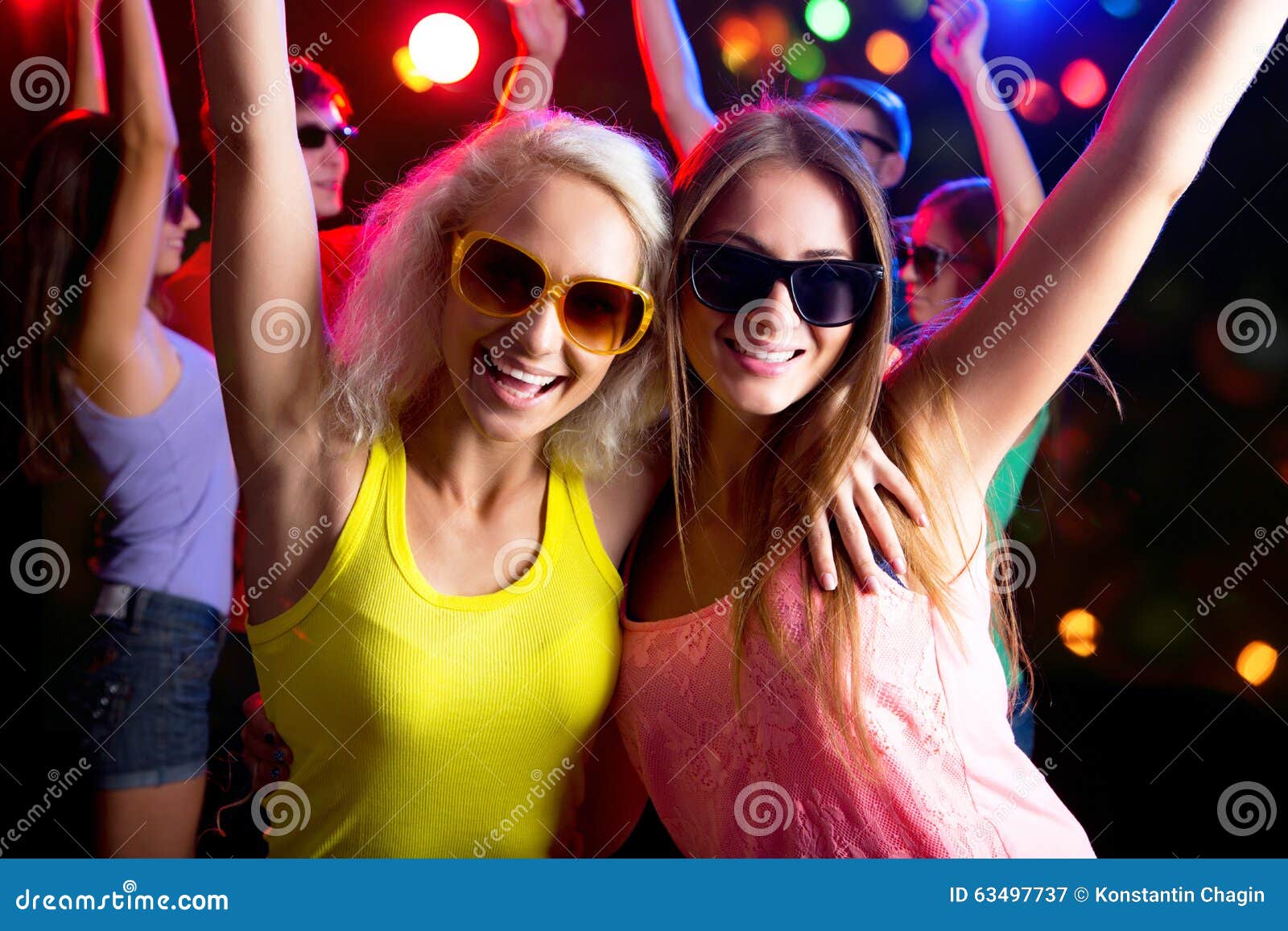 Young Beautiful Woman at a Party Stock Image - Image of holidays ...