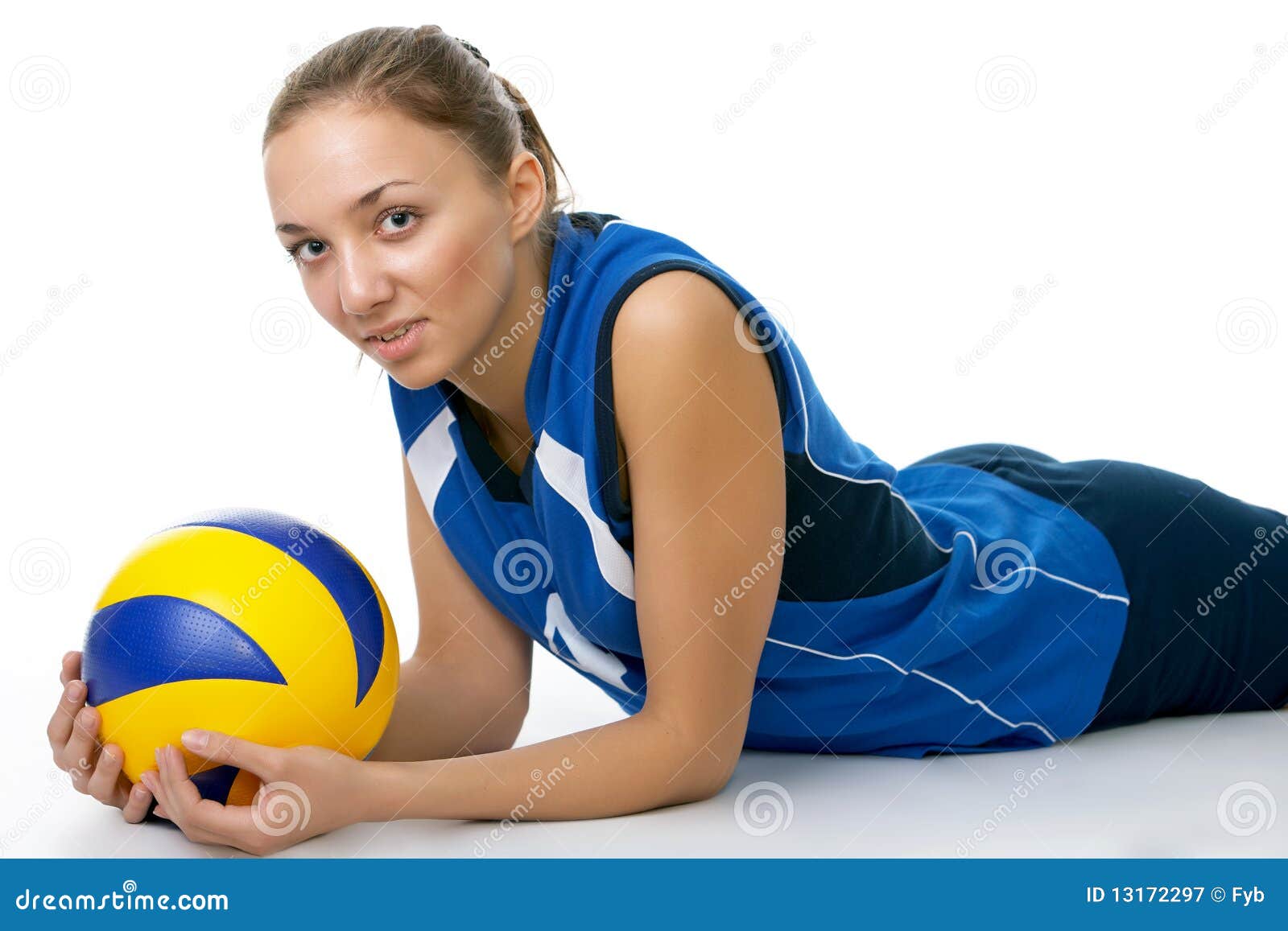 Young, Beauty Volleyball Player Stock Image Image of game, exercise