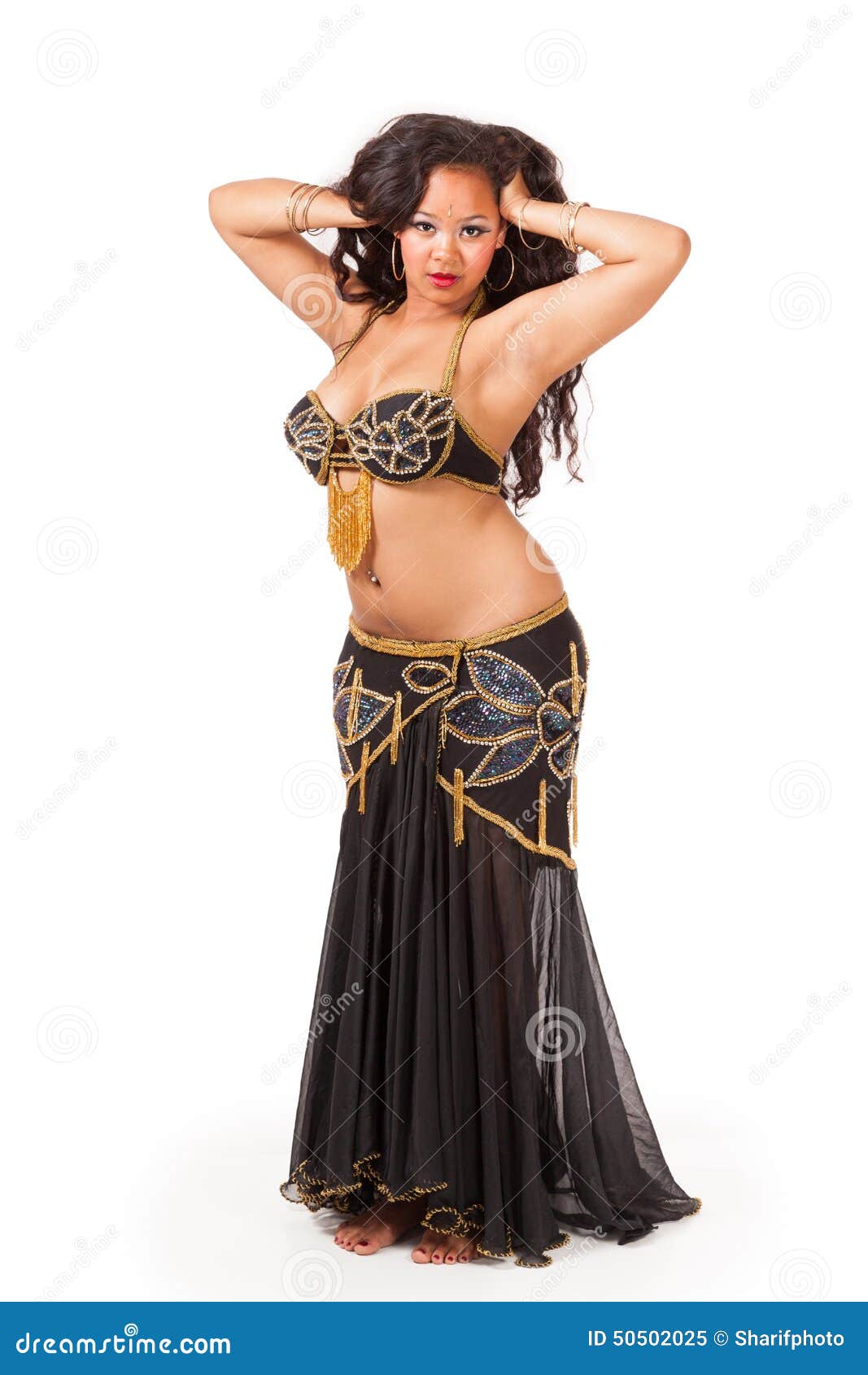 Beautiful Belly Dancer Holding Sword Up Stock Photo - Download Image Now - Belly  Dancing, 2015, Abdomen - iStock