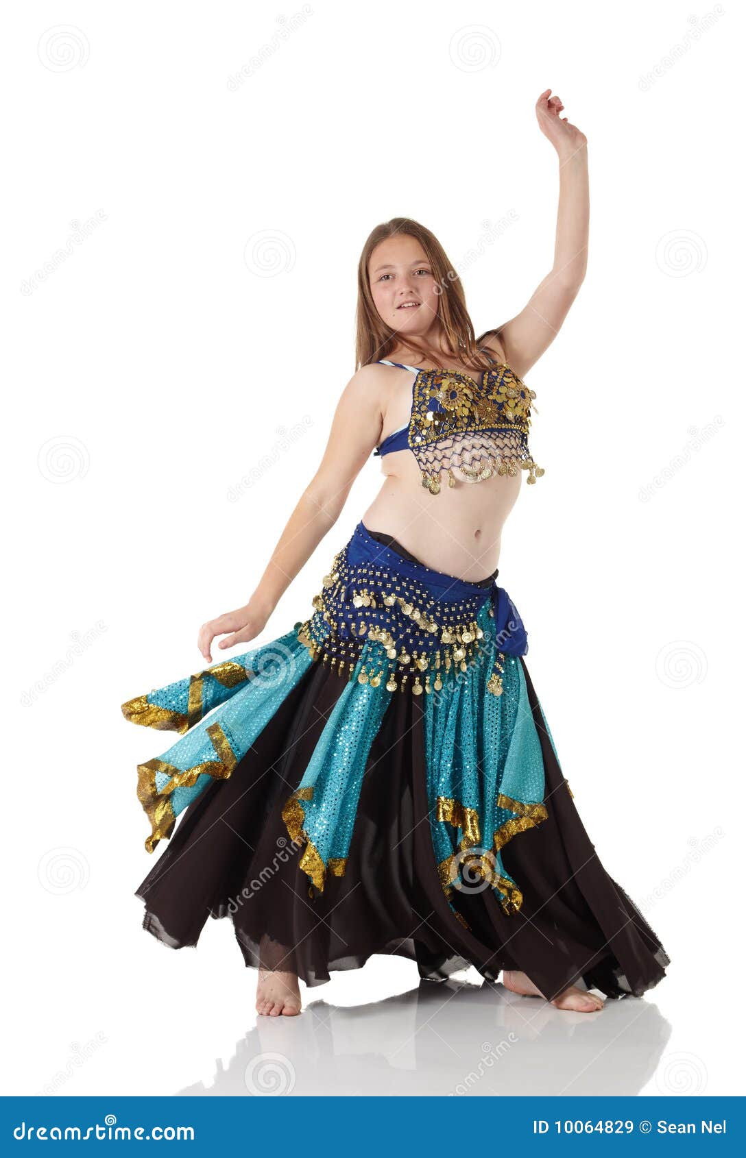 Young Belly Dancing Girl Royalty Free Stock Images Image 10064829