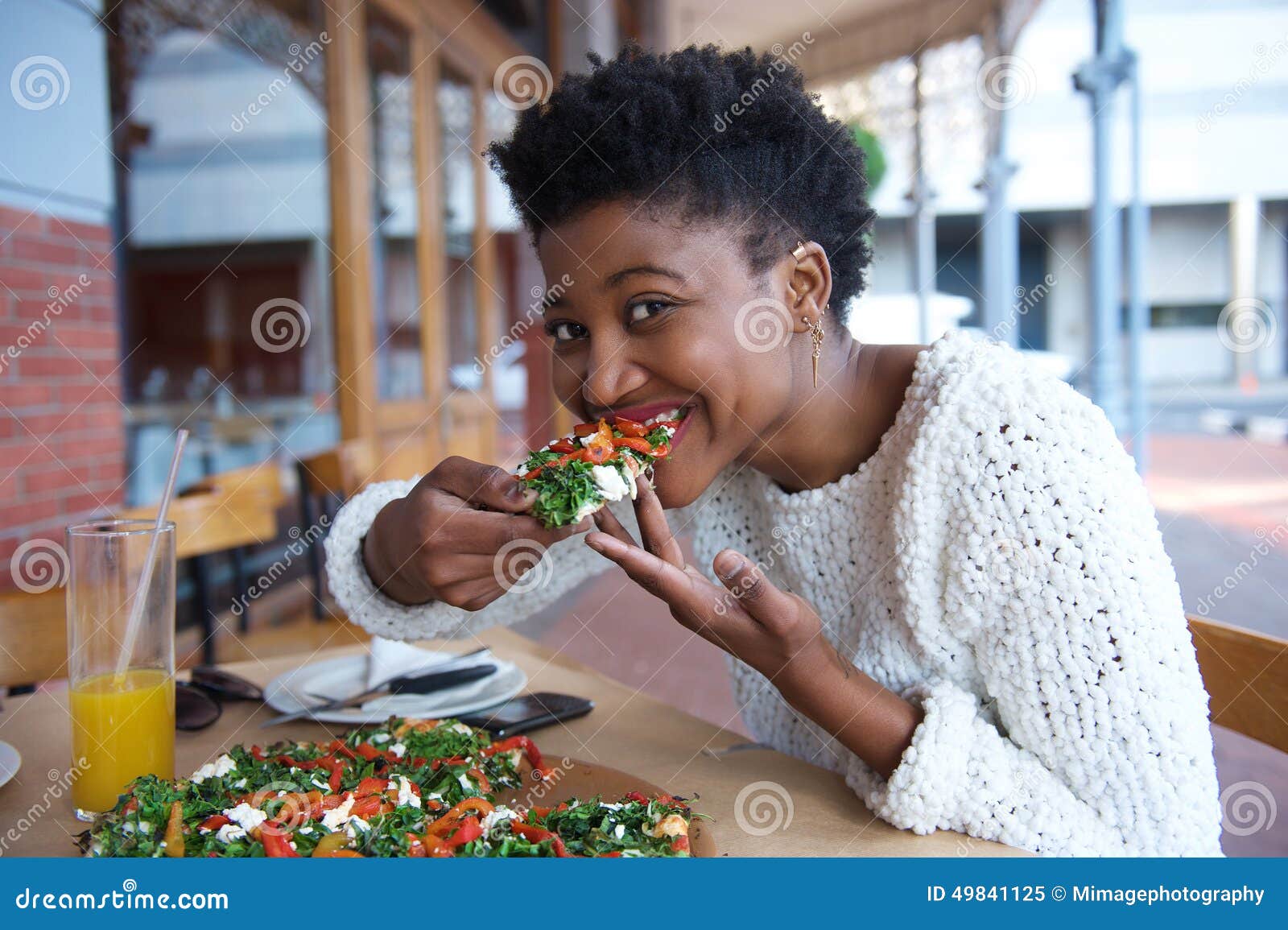 Ebony Eating