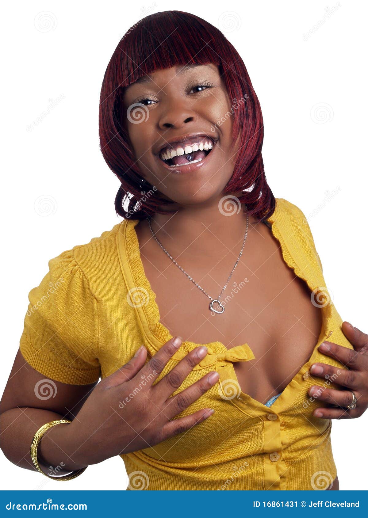 Teen black girls boobs