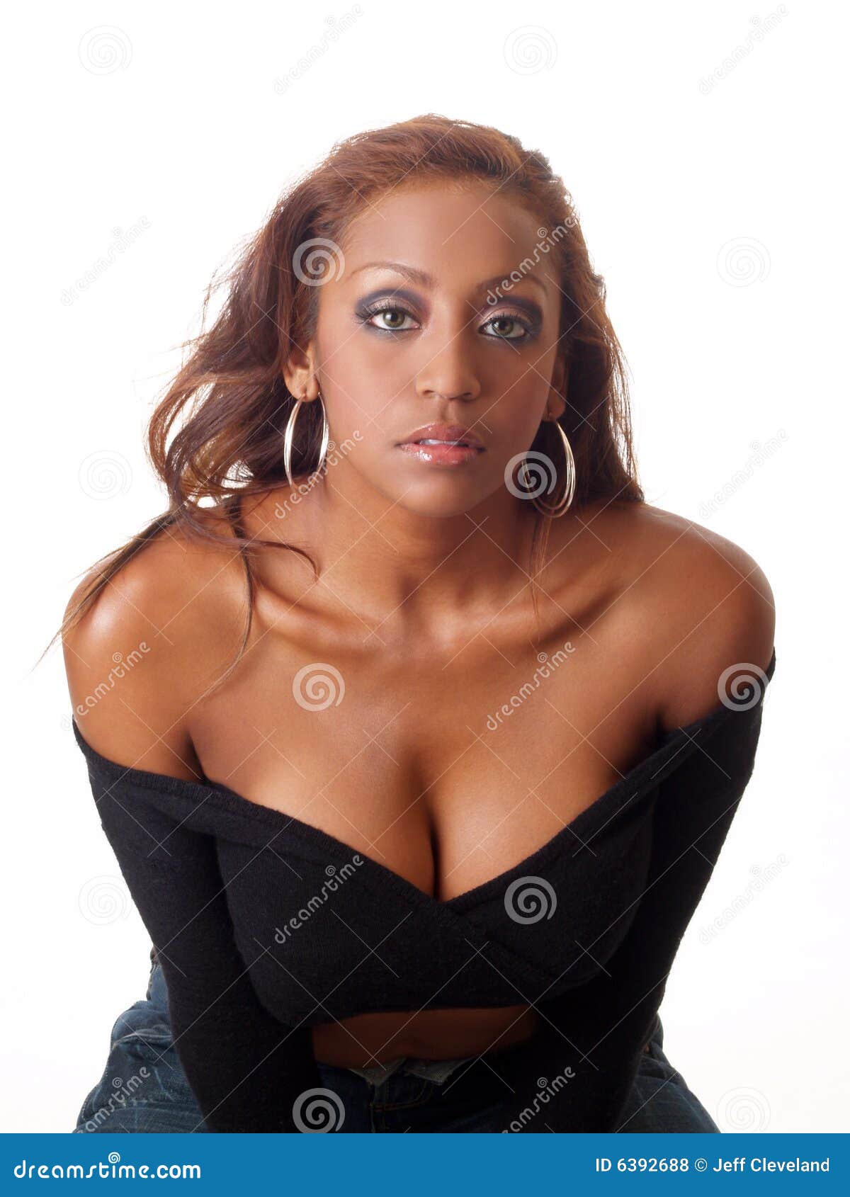 Black Girl Cleavage