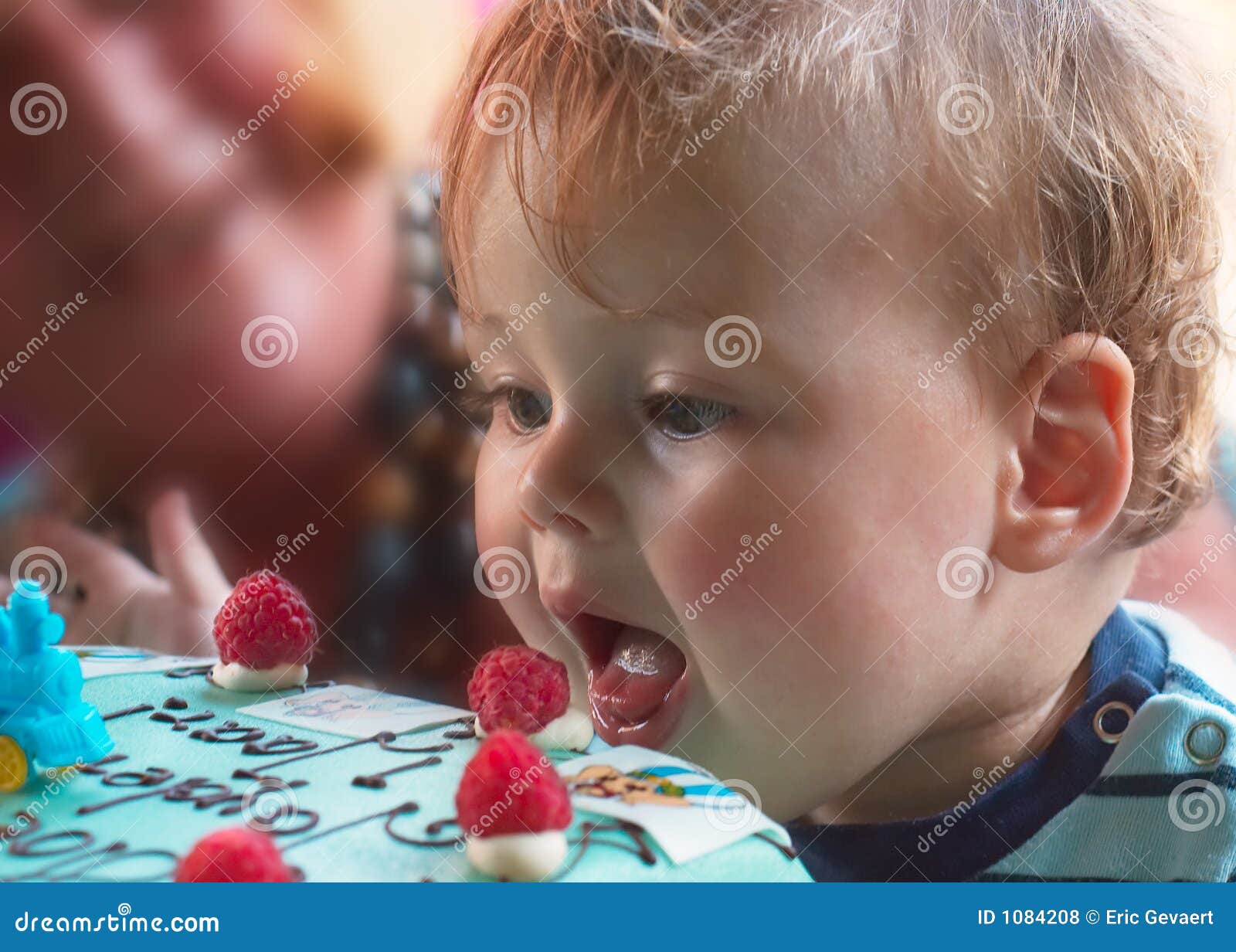 Young boy on birthday stock photo. Image of celebration - 1084208