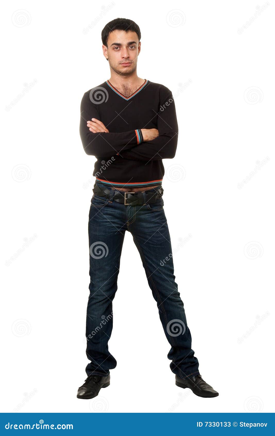 Young boy in black clothes stock image. Image of sensuality - 7330133