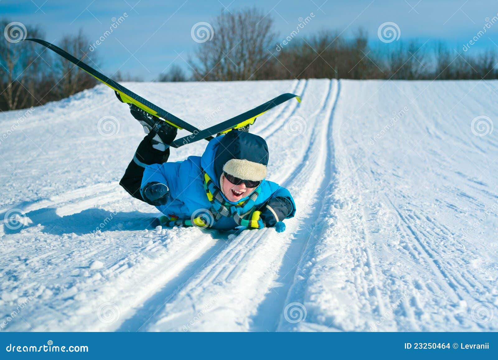 Young Boy with Crosscountry Skis Stock Photo Image of caucasian