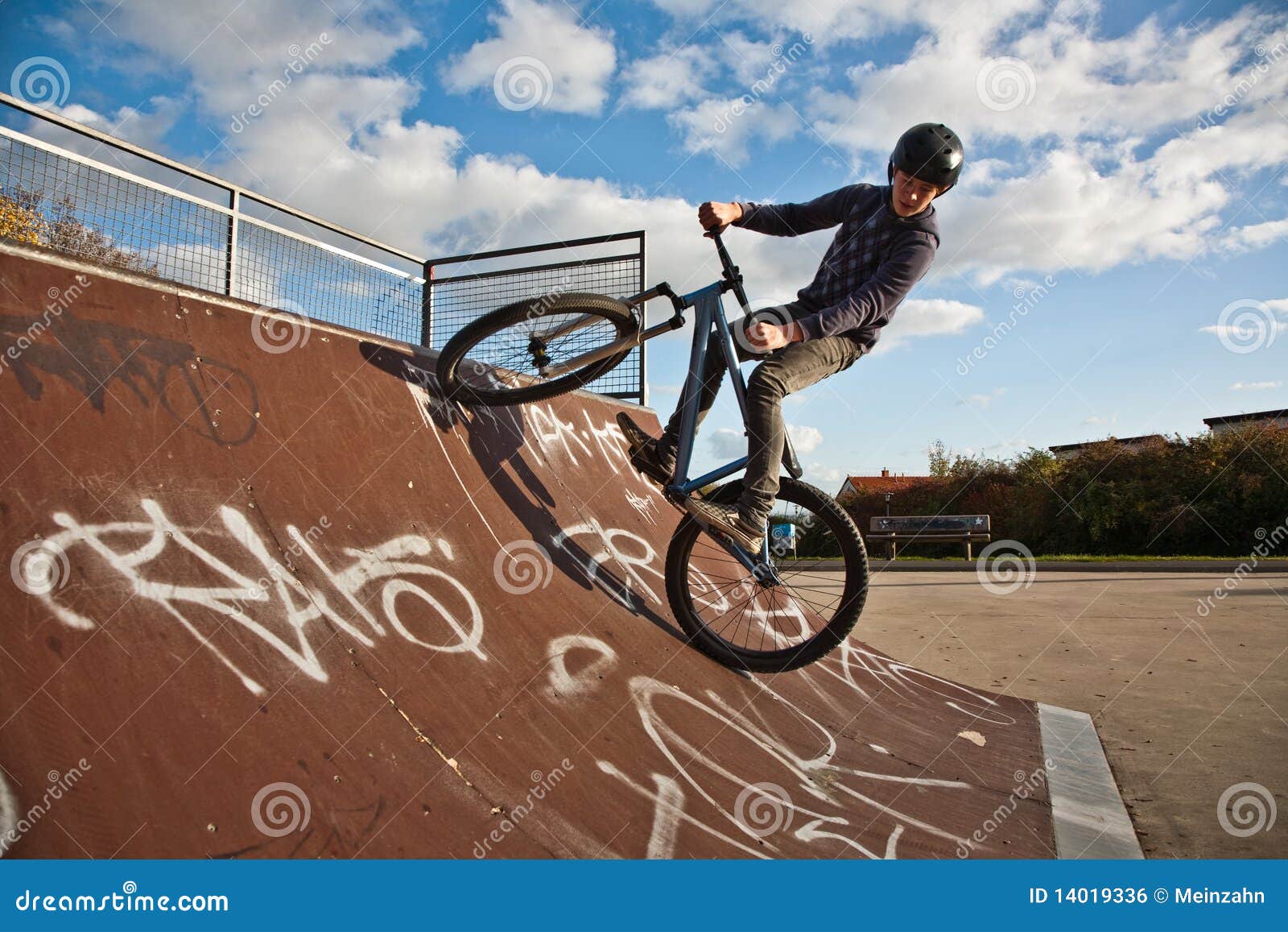 Young Boy with Dirtbike in Halfpipe Stock Photo Image of halfpipe