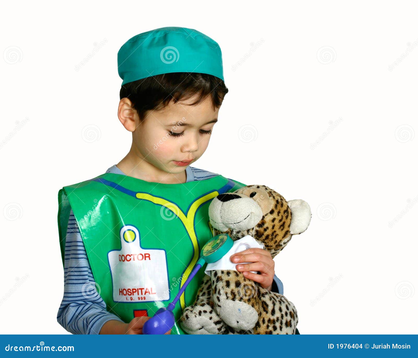 A Young Boy Dressing Up As a Doctor Stock Photo Image of love