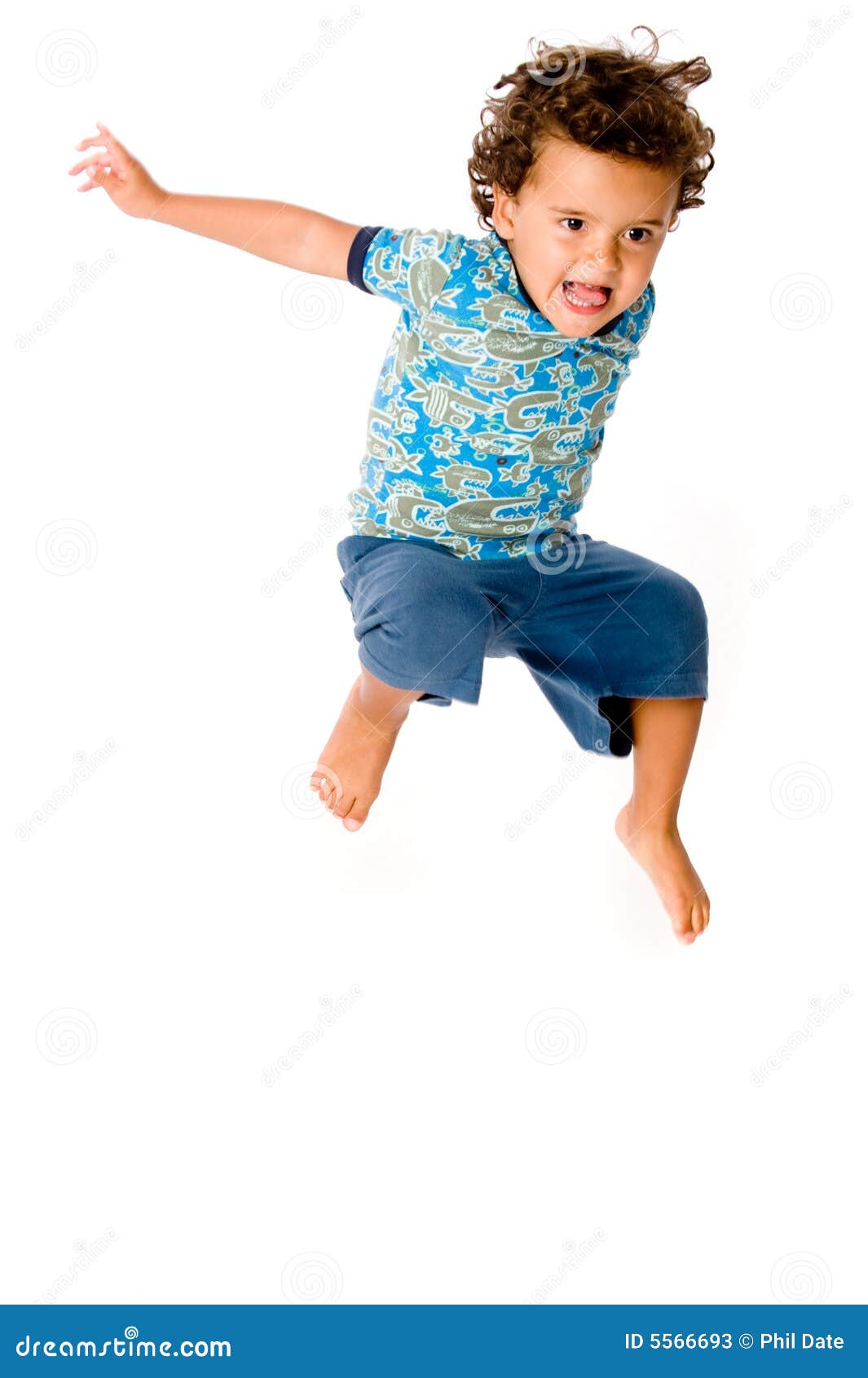 A Happy Young Baby Infant Jumping For Joy Stock Photo, Picture and Royalty  Free Image. Image 9551018.