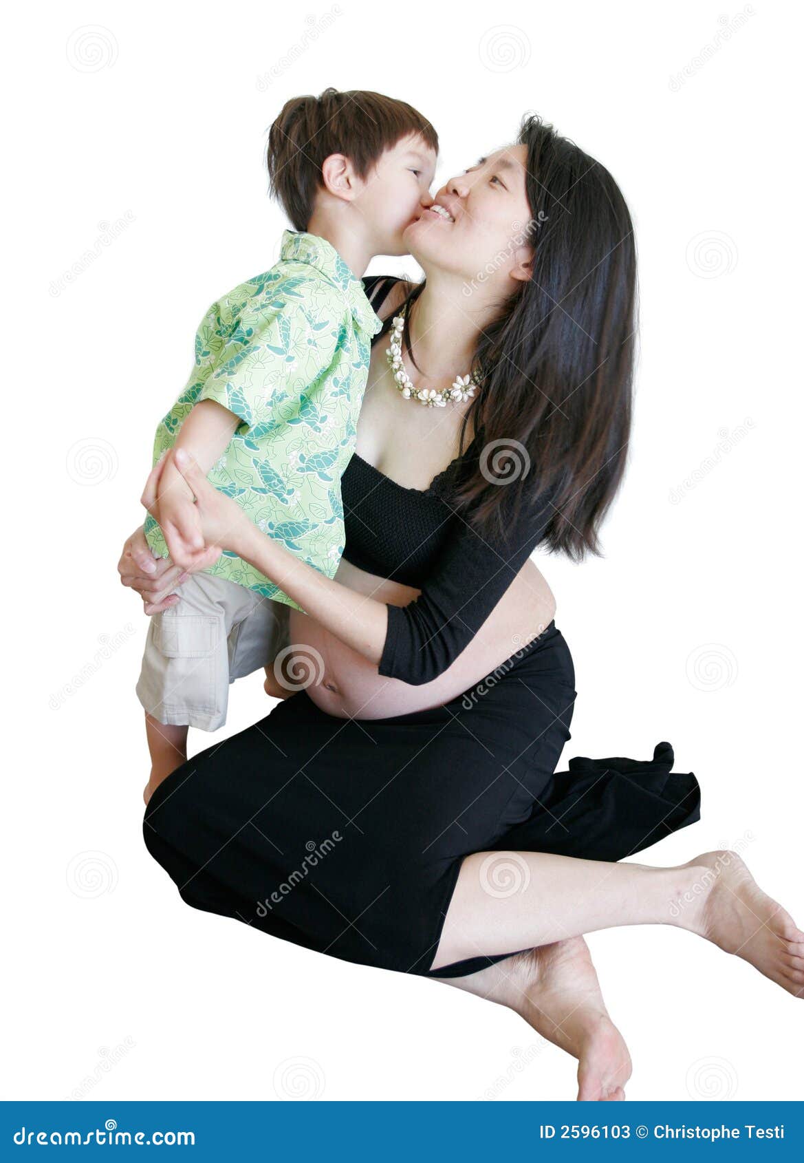 Mature Mother Loves Young Boy