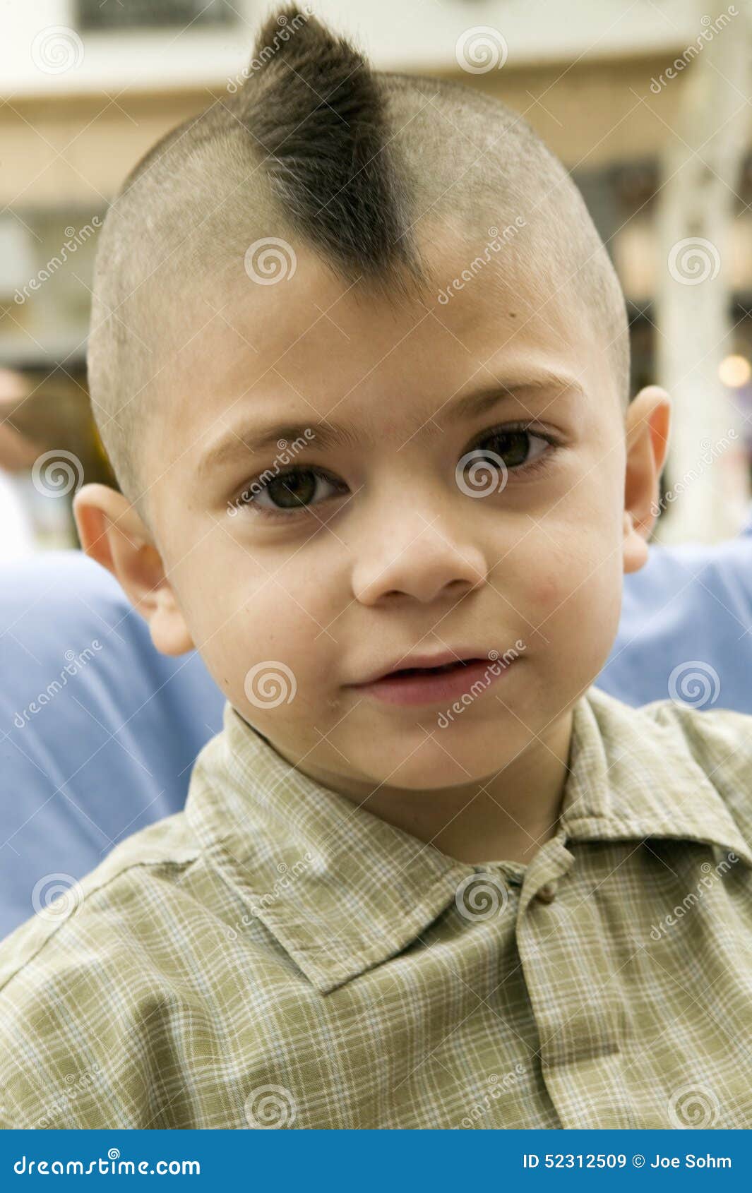 Young Boy With Mohawk Haircut Looks In Camera In Santa Barbara, CA Editorial Stock Image - Image ...