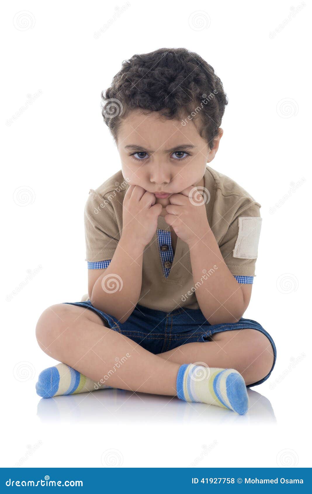 Young Boy Upset Stock Photo Image 41927758