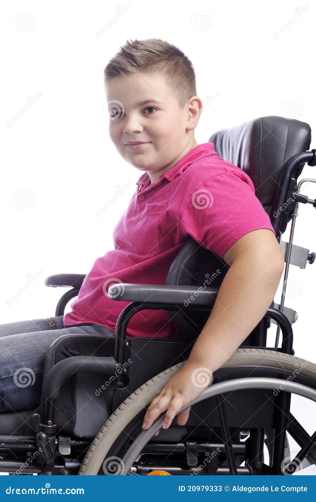 Young boy in wheelchair stock image. Image of white, cute 20979333