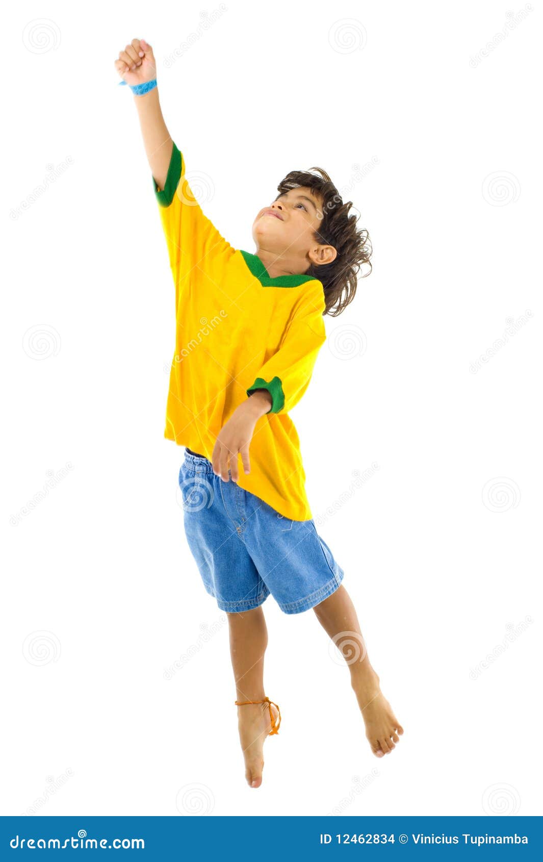 Young Brazilian stock photo. Image of soccer, yellow - 12462834