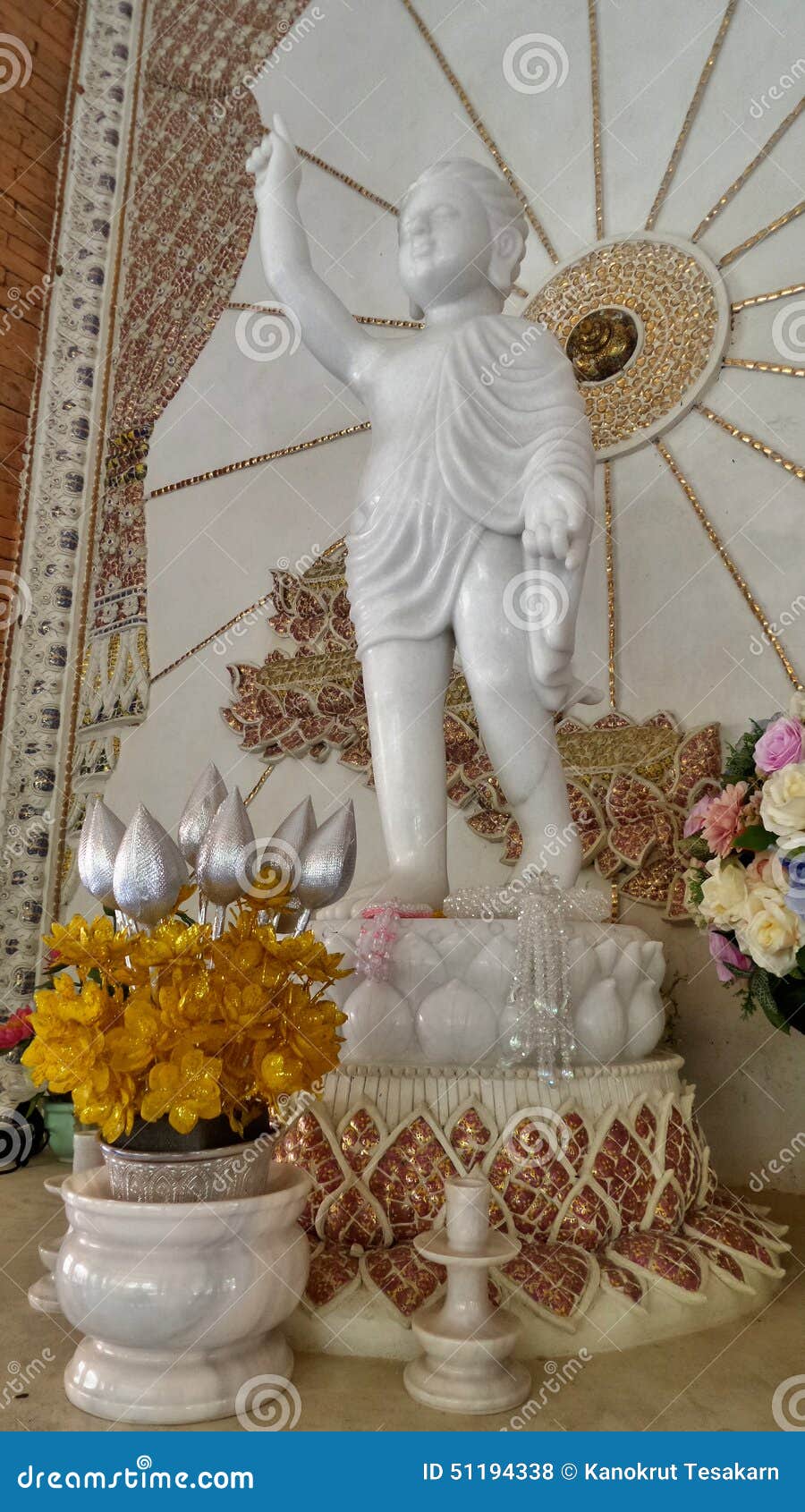 Young Buddha statue stock photo. Image of temple, childhood 51194338