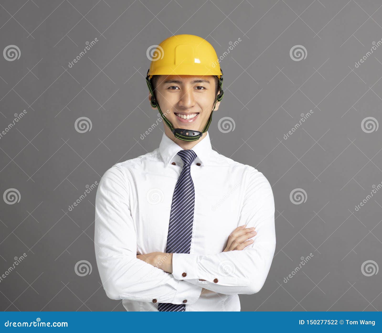 Business Man with Construction Helmet Stock Photo Image of helmet