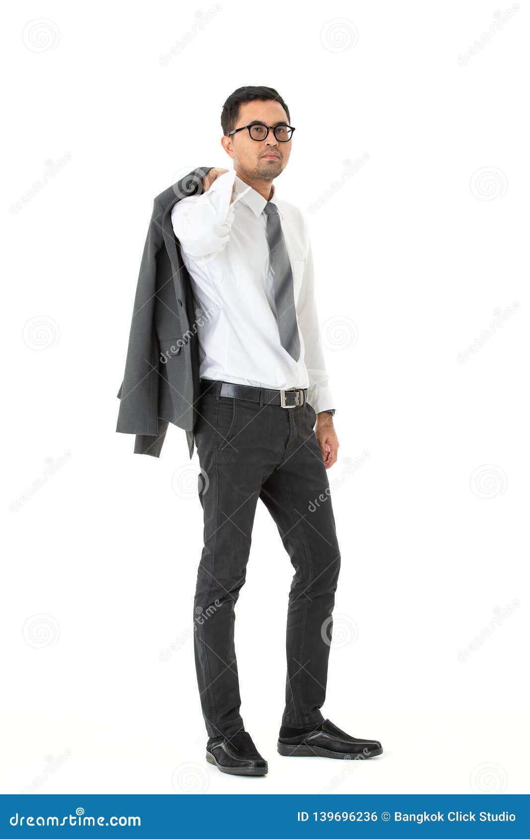 Young Business Man Isolated Stock Photo - Image of elegant, people ...