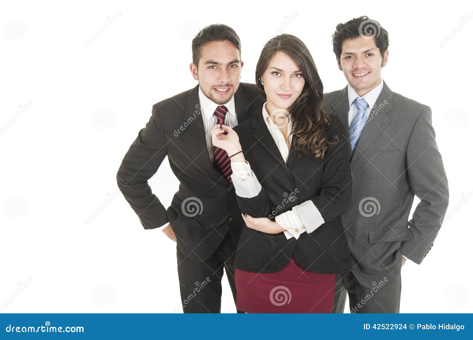 Young Business People Wearing Suits Stock Photo - Image of employee ...