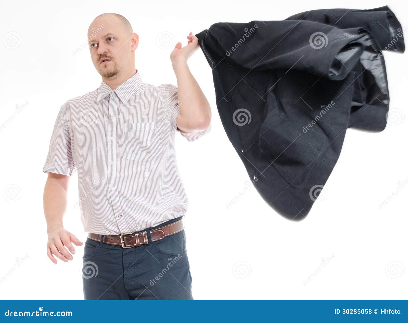 Man holding his jacket stock photo. Image of vision, attractive 30285058