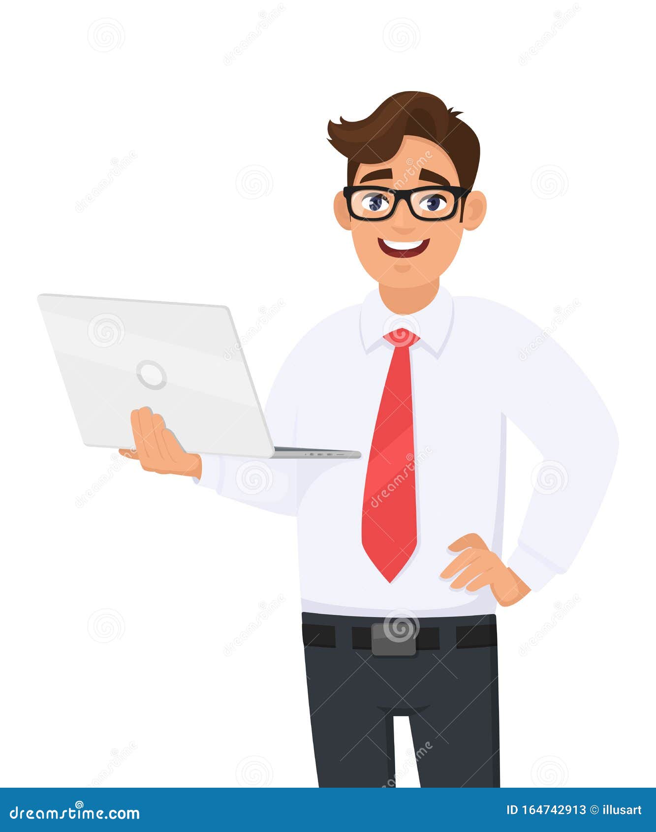 https://thumbs.dreamstime.com/z/young-businessman-holding-new-brand-laptop-trendy-person-using-latest-computer-male-character-design-illustration-modern-young-164742913.jpg