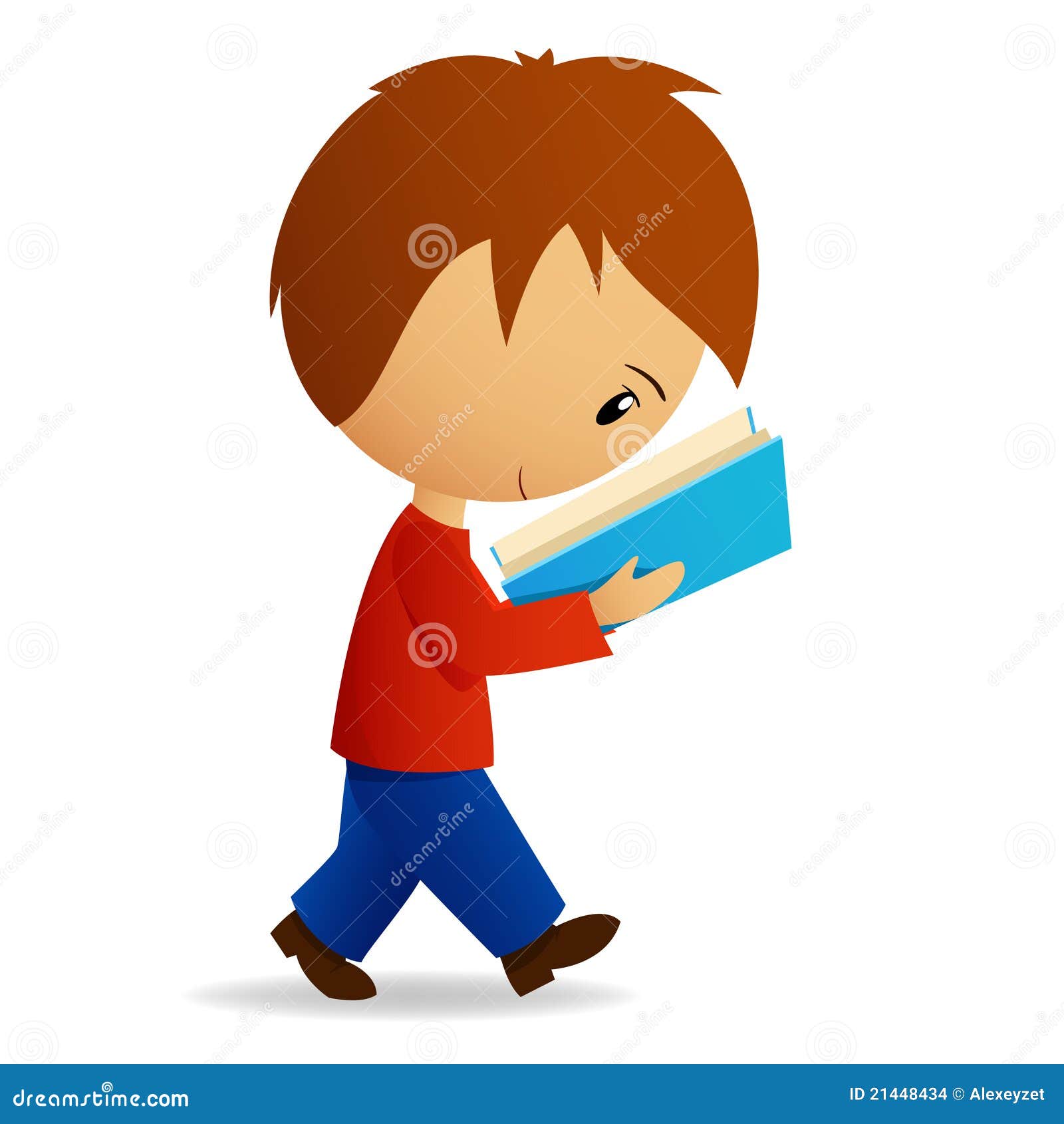 Young Cartoon Male Student Walking and Reading Stock Vector - Illustration of little, shirt: 21448434 Young Cartoon Male Student Walking and Reading Stock Vector - Illustration of little, shirt: 21448434