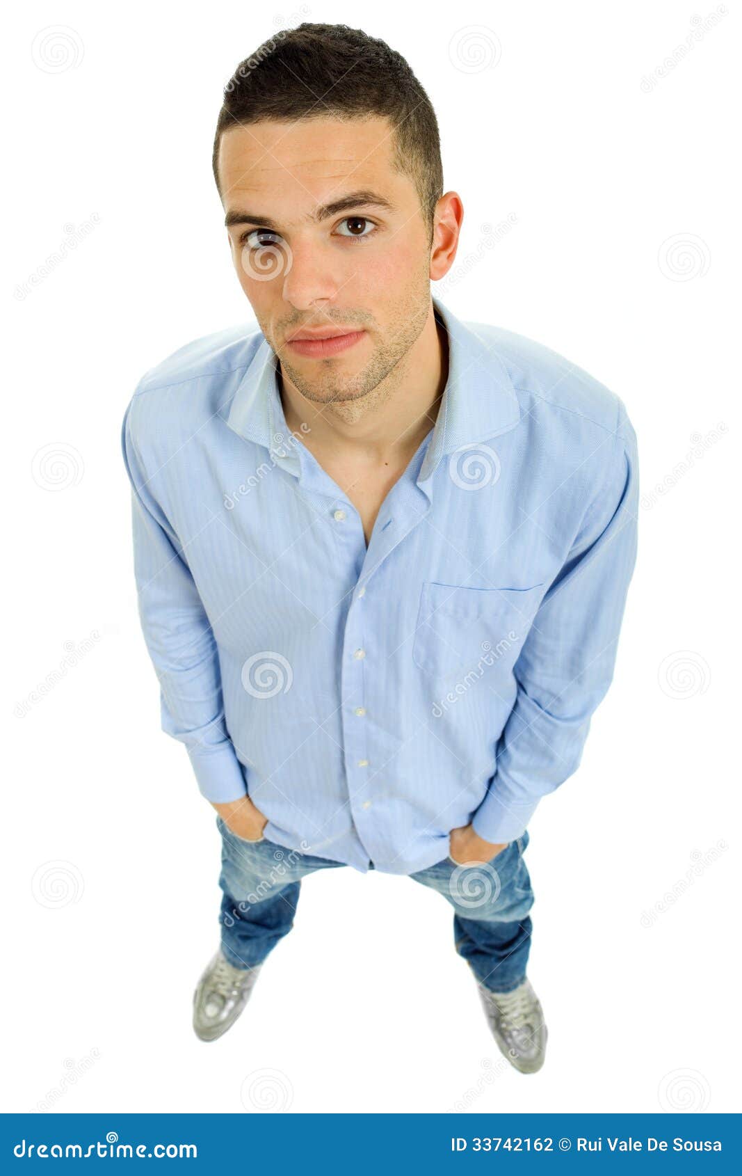 Young casual man stock photo. Image of head, person, look 33742162