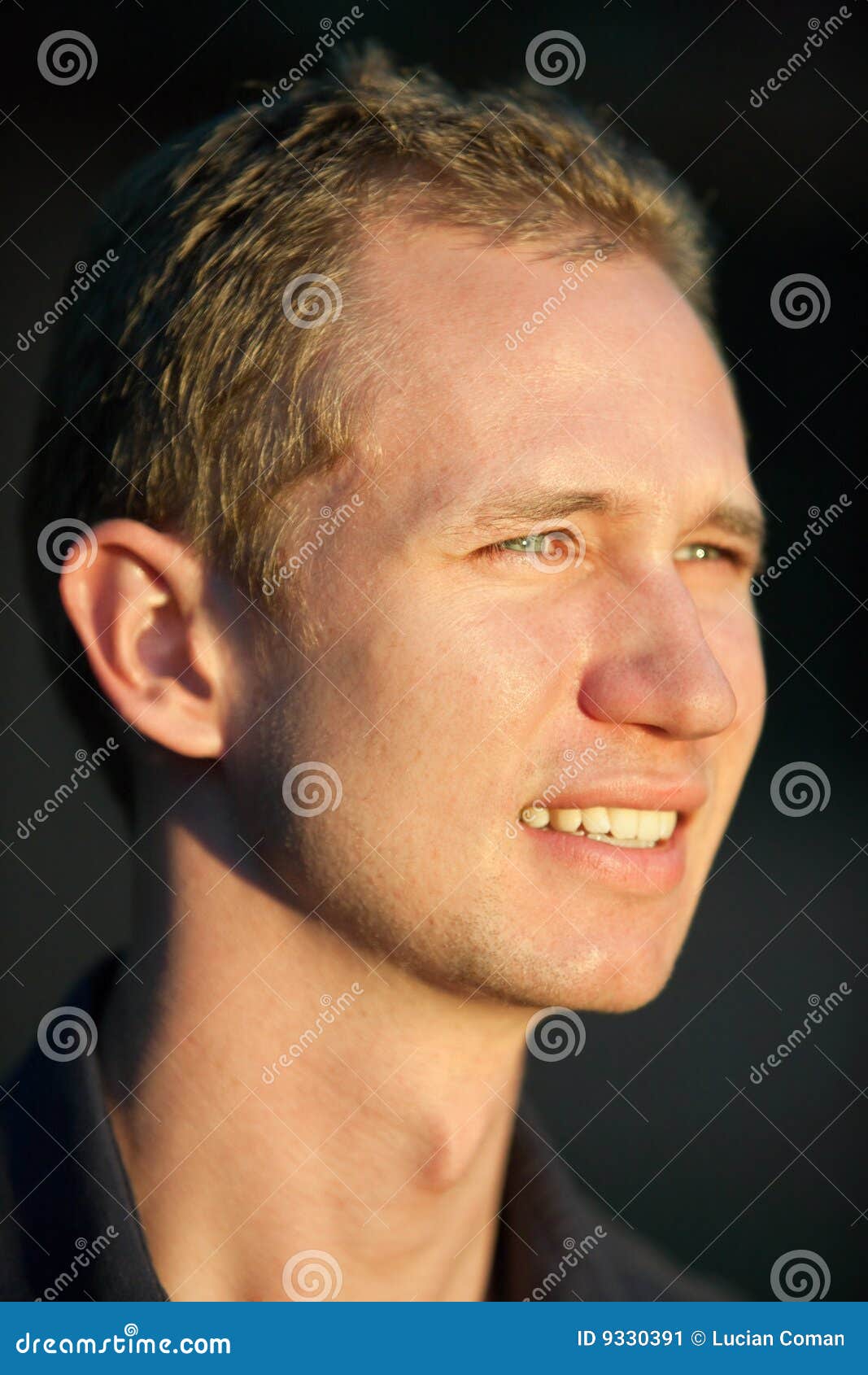 Young caucasian stock image. Image of neck, adult, friendly - 9330391