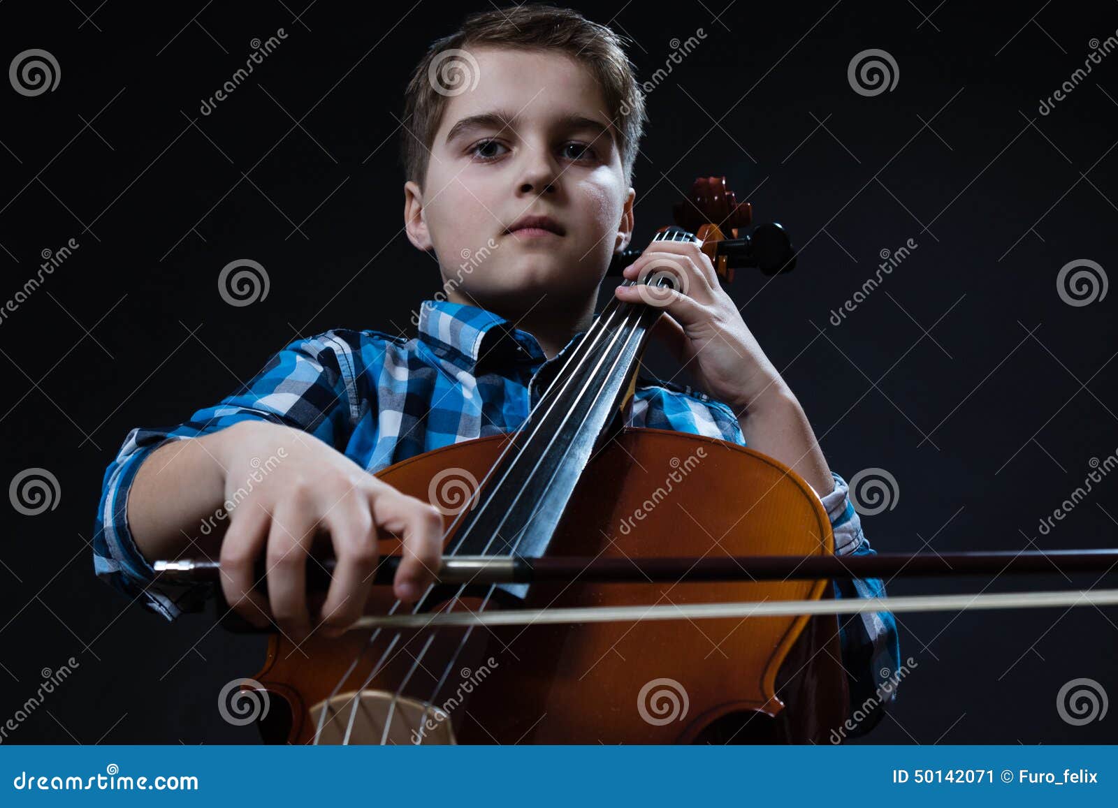 Young Cellist Playing Classical Music on Cello Stock Image Image of wooden, black 50142071