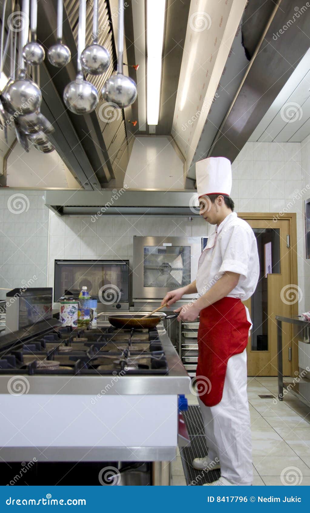 young chef working