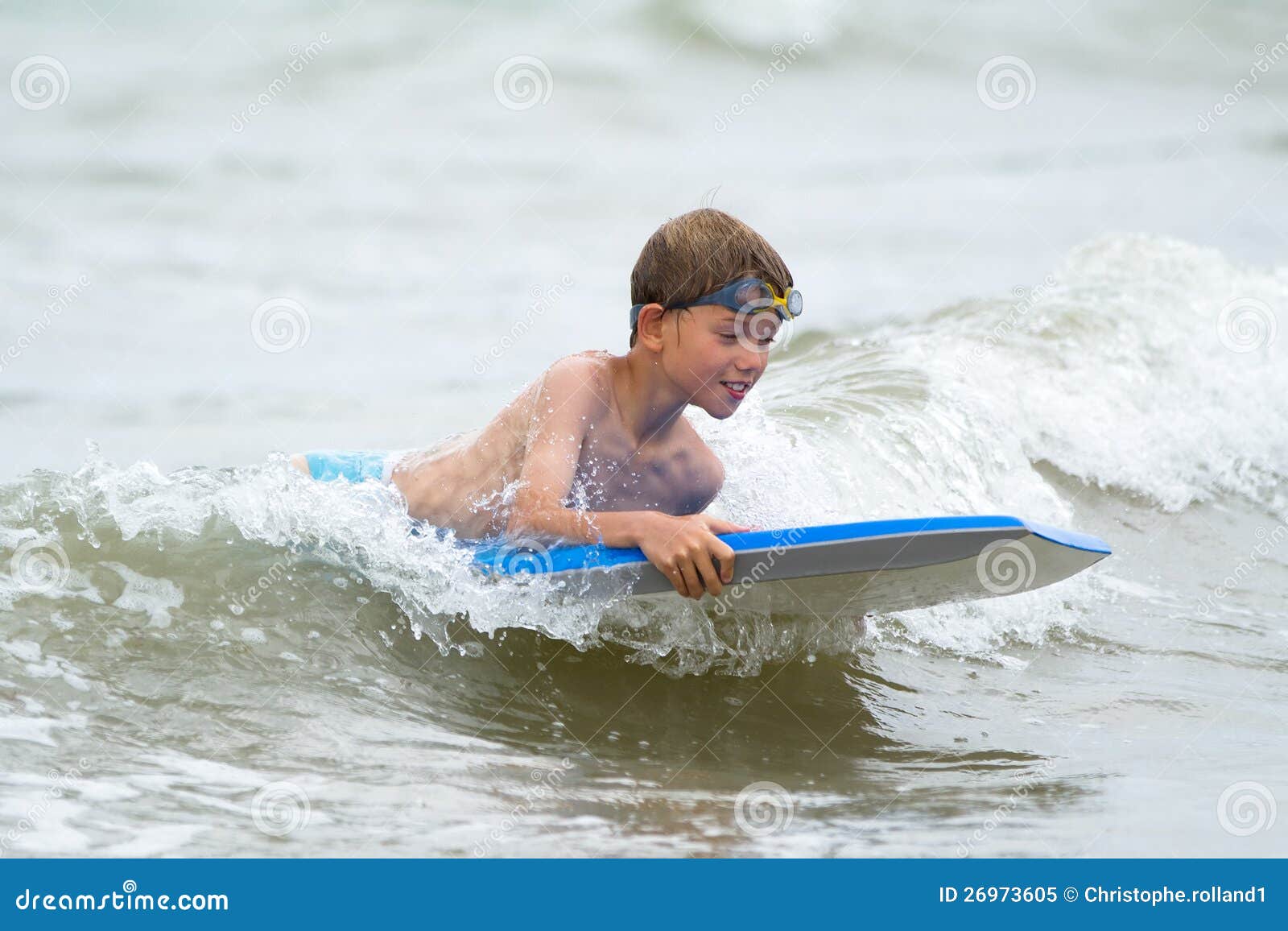 Young Child with a Bodyboard on the Beach Stock Image Image of hawaii