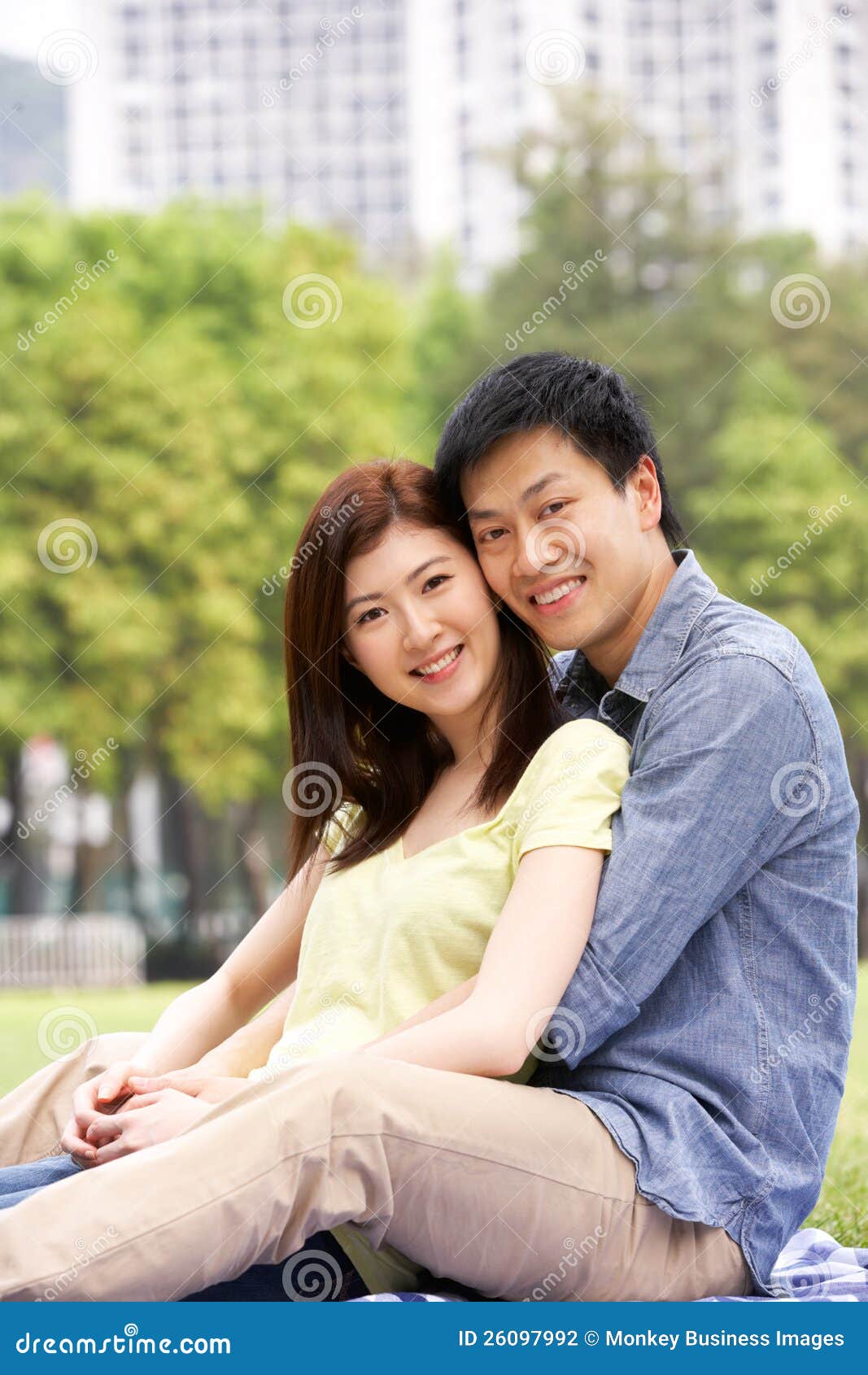 Young Chinese Couple Relaxing In Park Together Stock Photography ... homemade hq nude image Young Chinese Couple Relaxing In Park Together Stock Photography ...