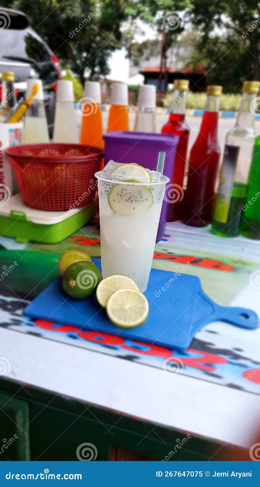 Young Coconut Lychee Fresh Drink Stock Image Image of coconut