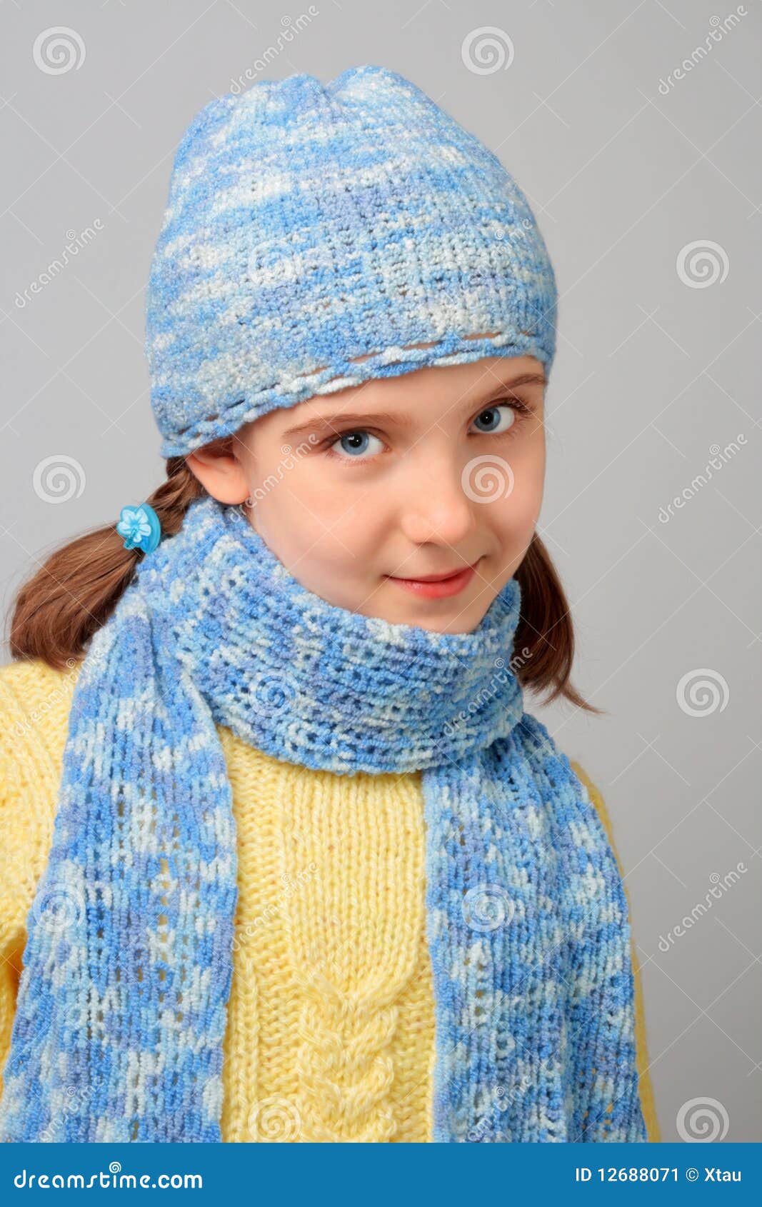 Young Coquette stock image. Image of schoolgirl, braids - 12688071