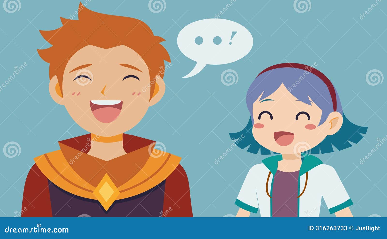 a young cosplayer excitedly tells an older cosplayer that they were inspired to attend the convention and cosplay for