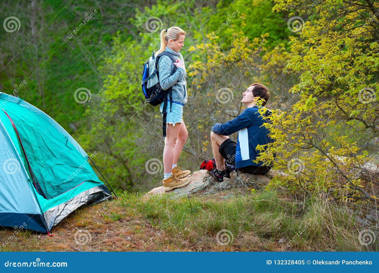 singles camping trips