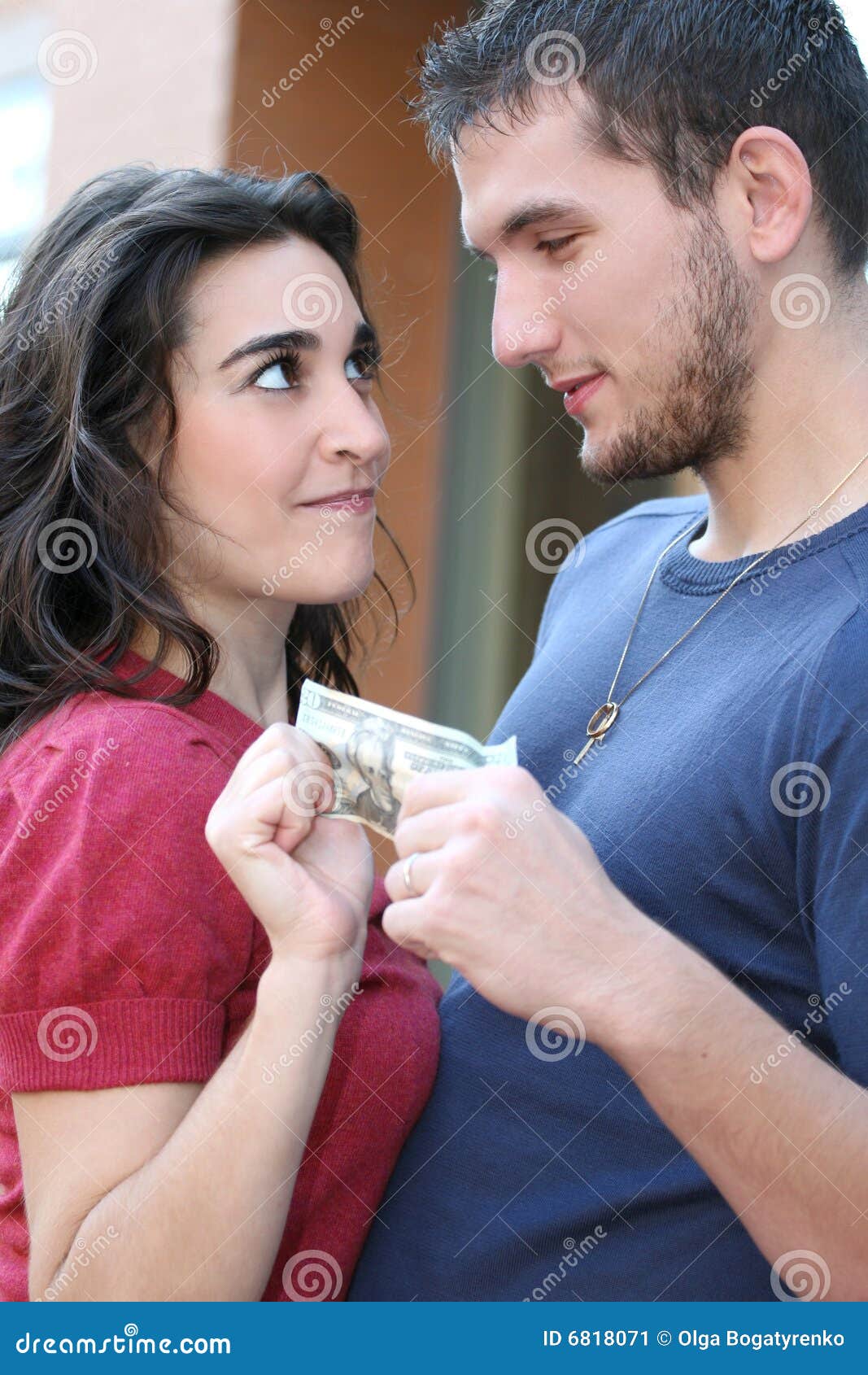 couple arguing over money