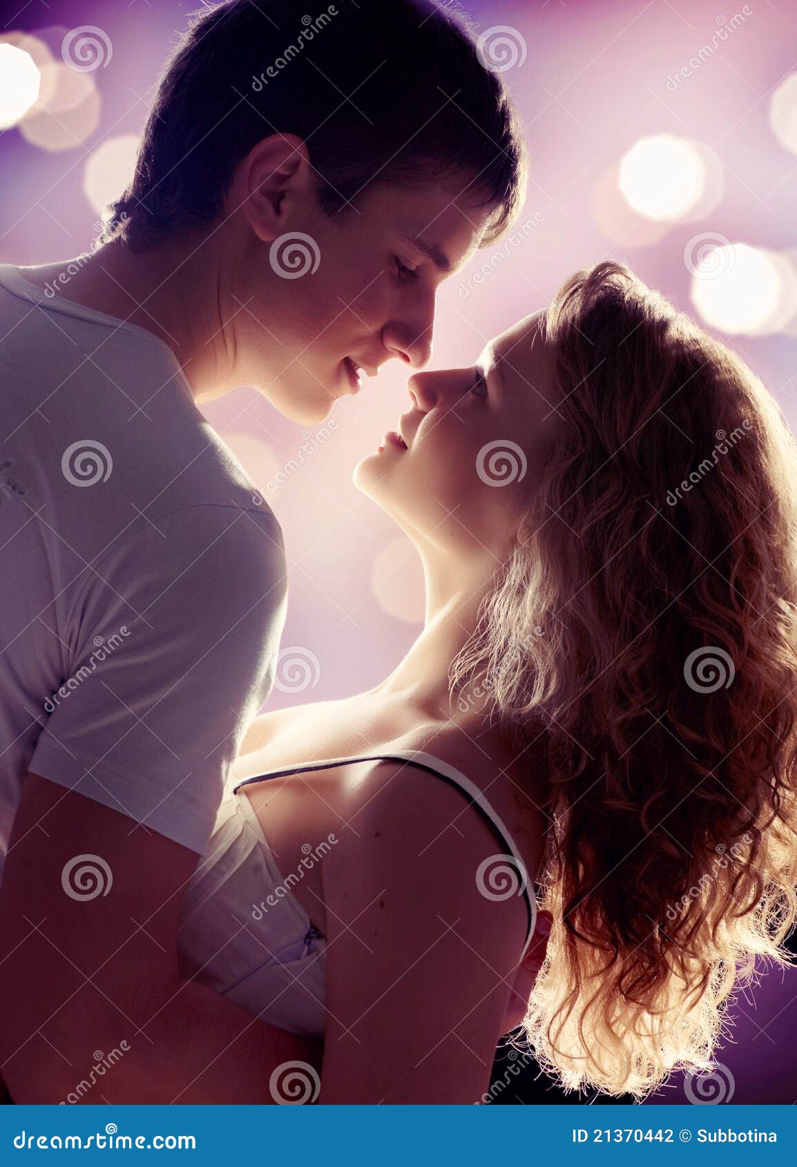 Young Couple in love stock photo. Image of kisses, dance - 21370442