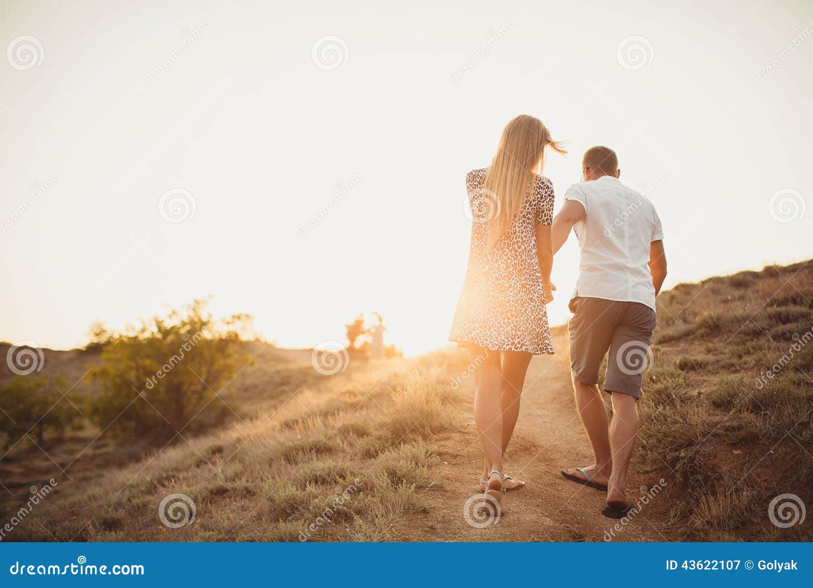 Young Couple In Love An Attractive Man And Woman Stock Image Image