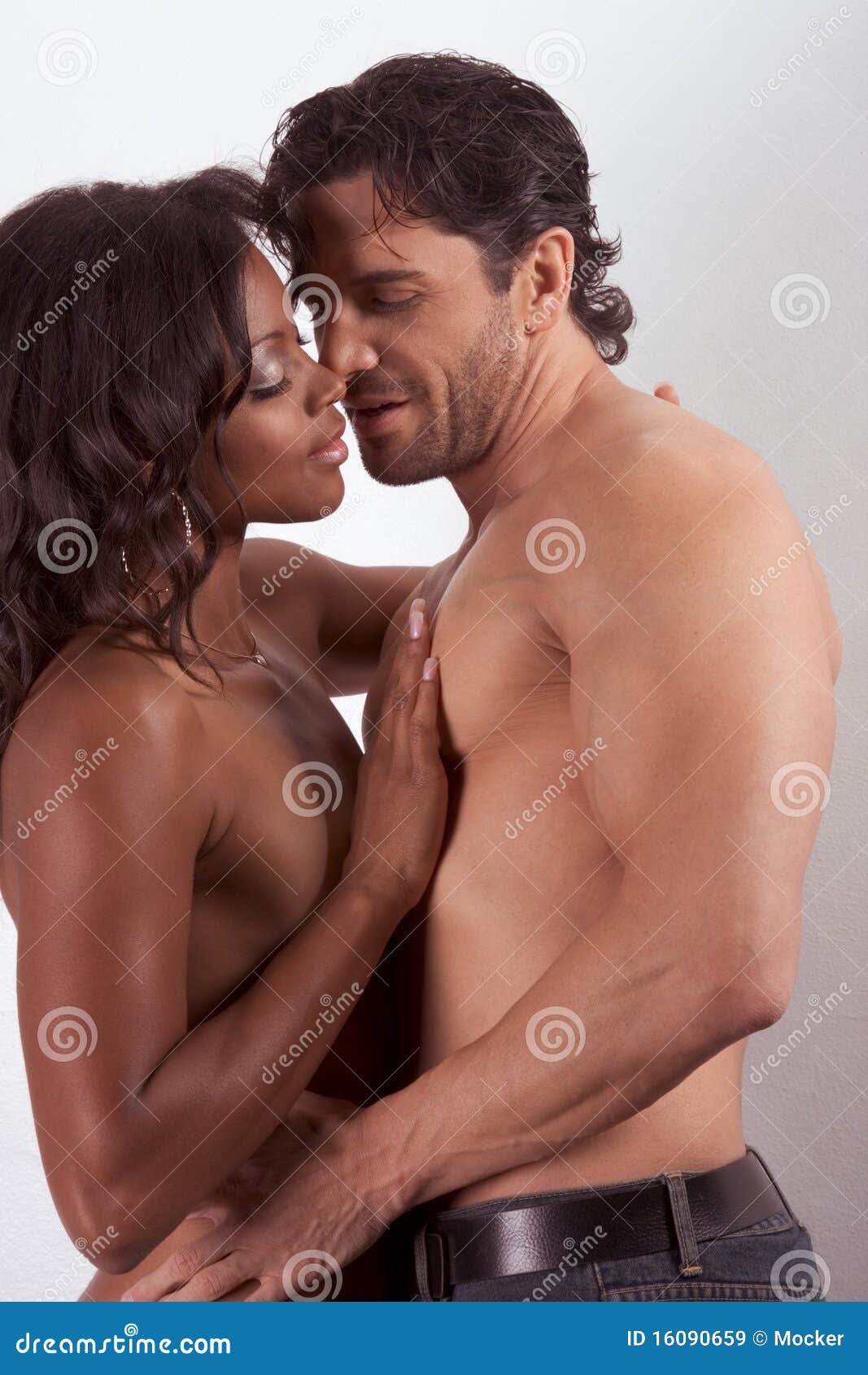 Gay Interracial Men Kissing