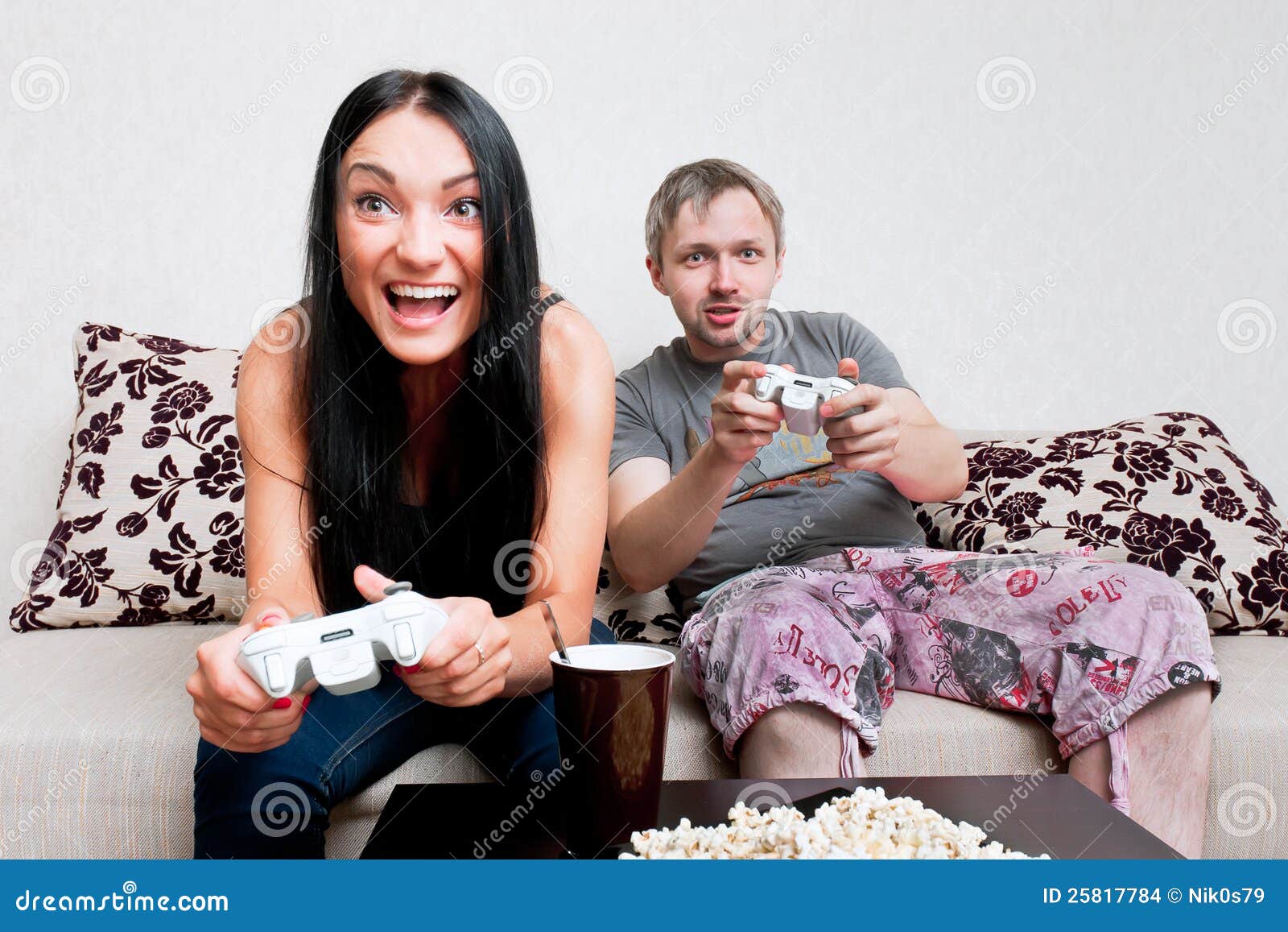 Young Couple Playing Computer Game Stock Photo Image Of Portrait Young Couple Playing Computer Game Stock Photo Image Of Portrait