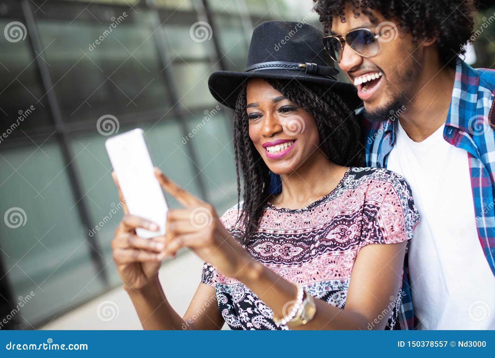 Middle Aged Indian Couple Taking Selfie And Enjoying At Night