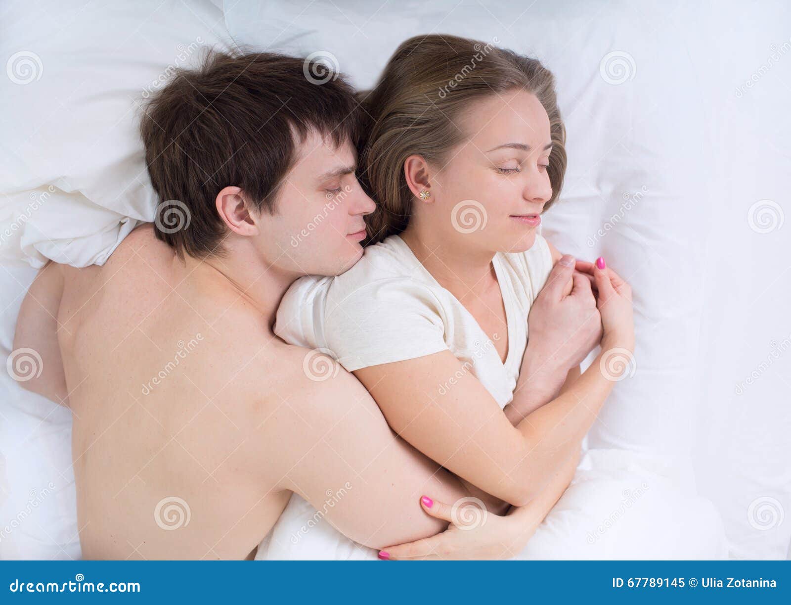 romantic photo on sleeping couple romantic photo on sleeping couple