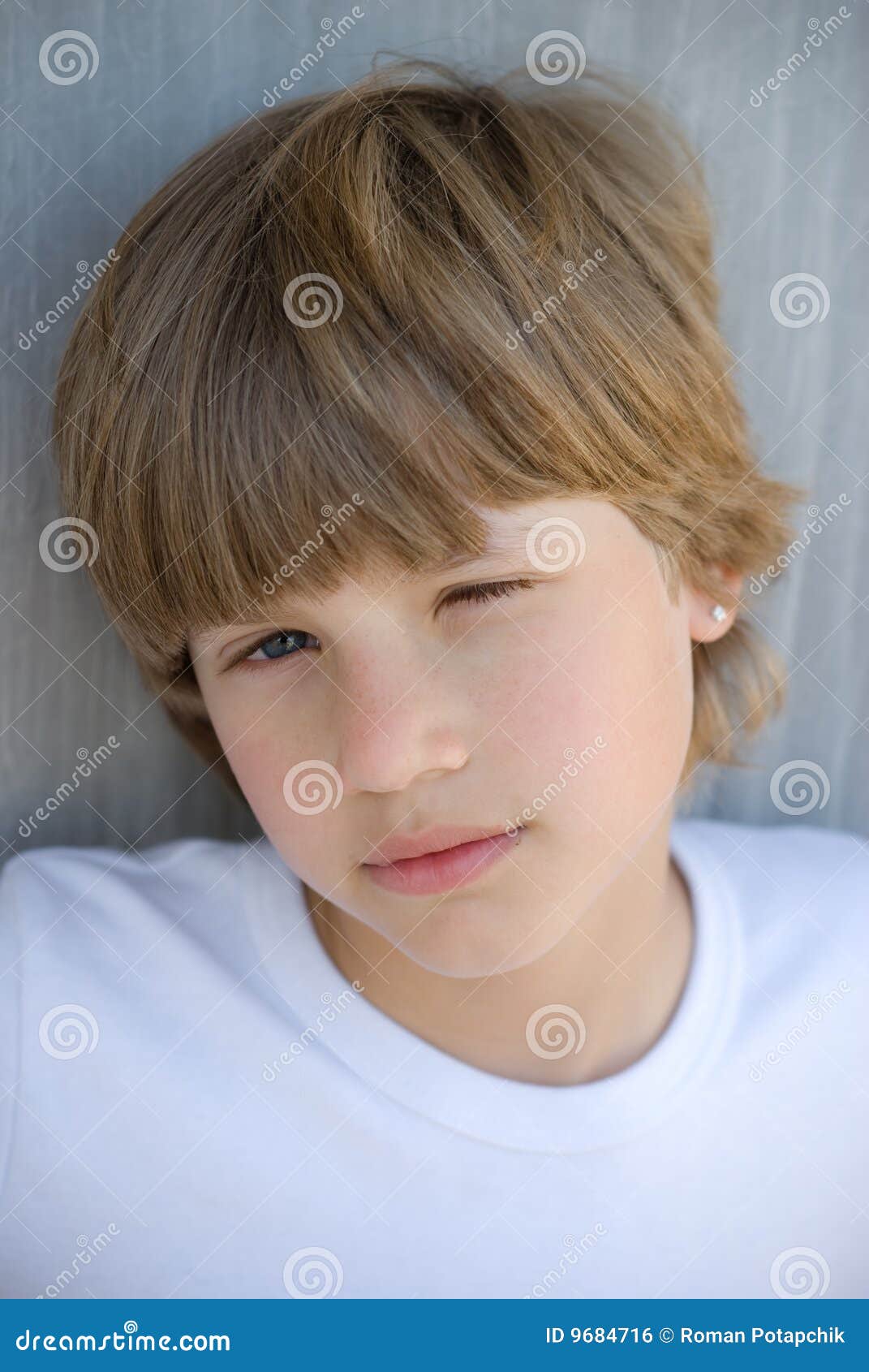 Young Cute Boy Royalty Free Stock Image - Image: 9684716