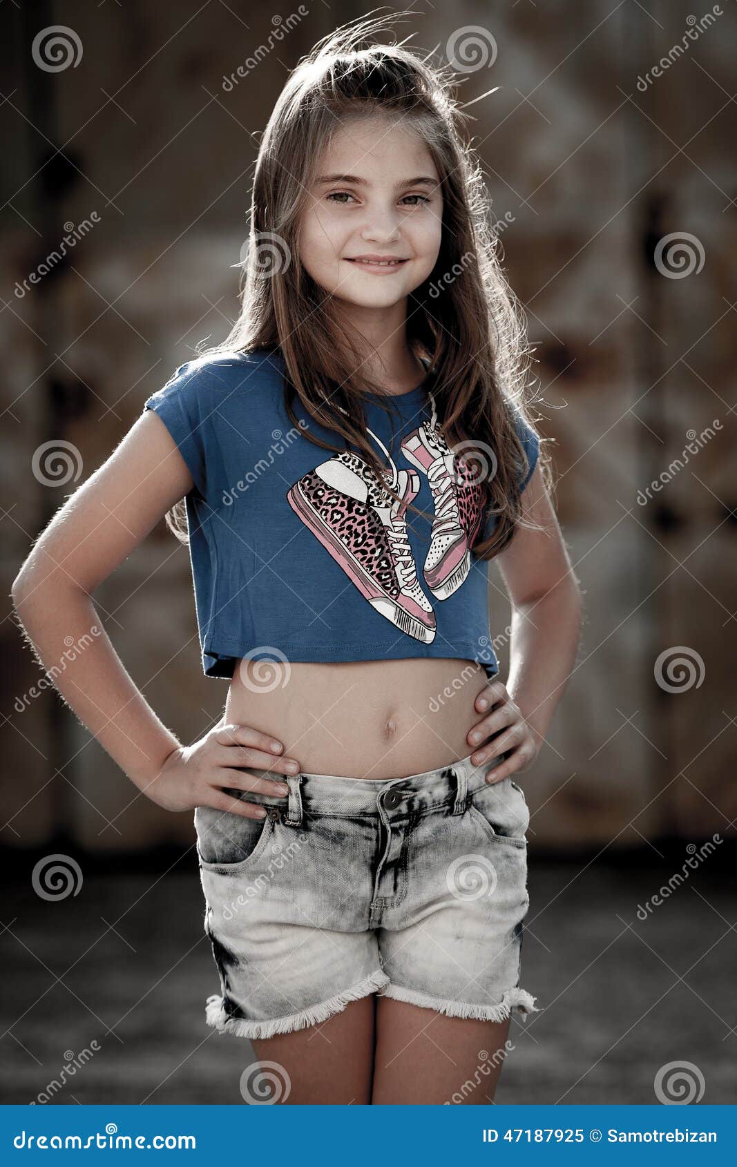 Young Cute Girl on a Street Stock Image - Image of beauty, streets: 47187925